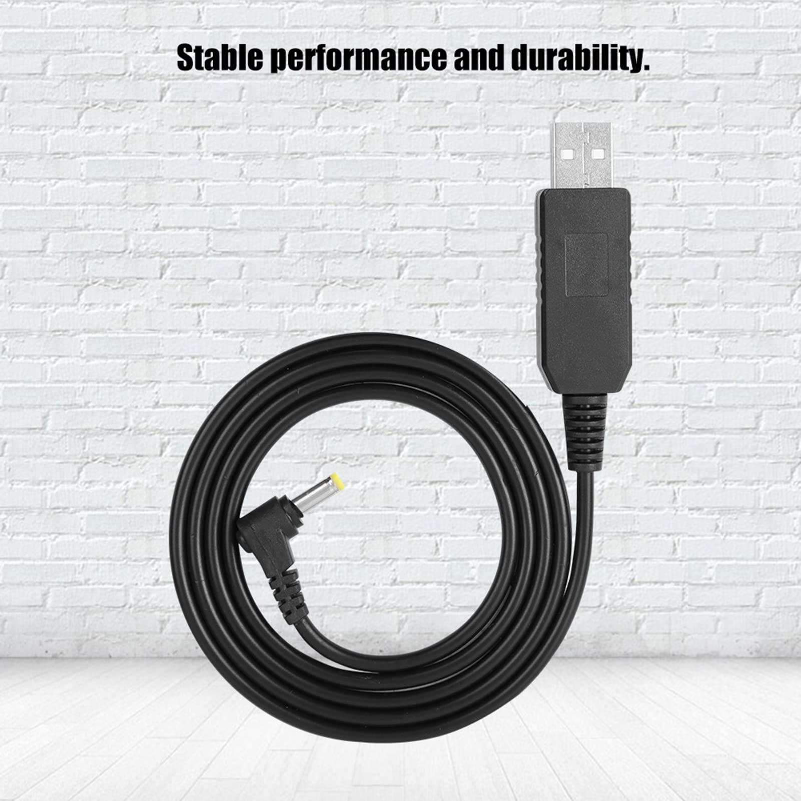 High Capacity 3800mAh USB Charger Cable for Baofeng UV-5R Walkie Talkie - Fast Charging Power Bank with Durable Cord for Outdoor, Emergency & Camping Use