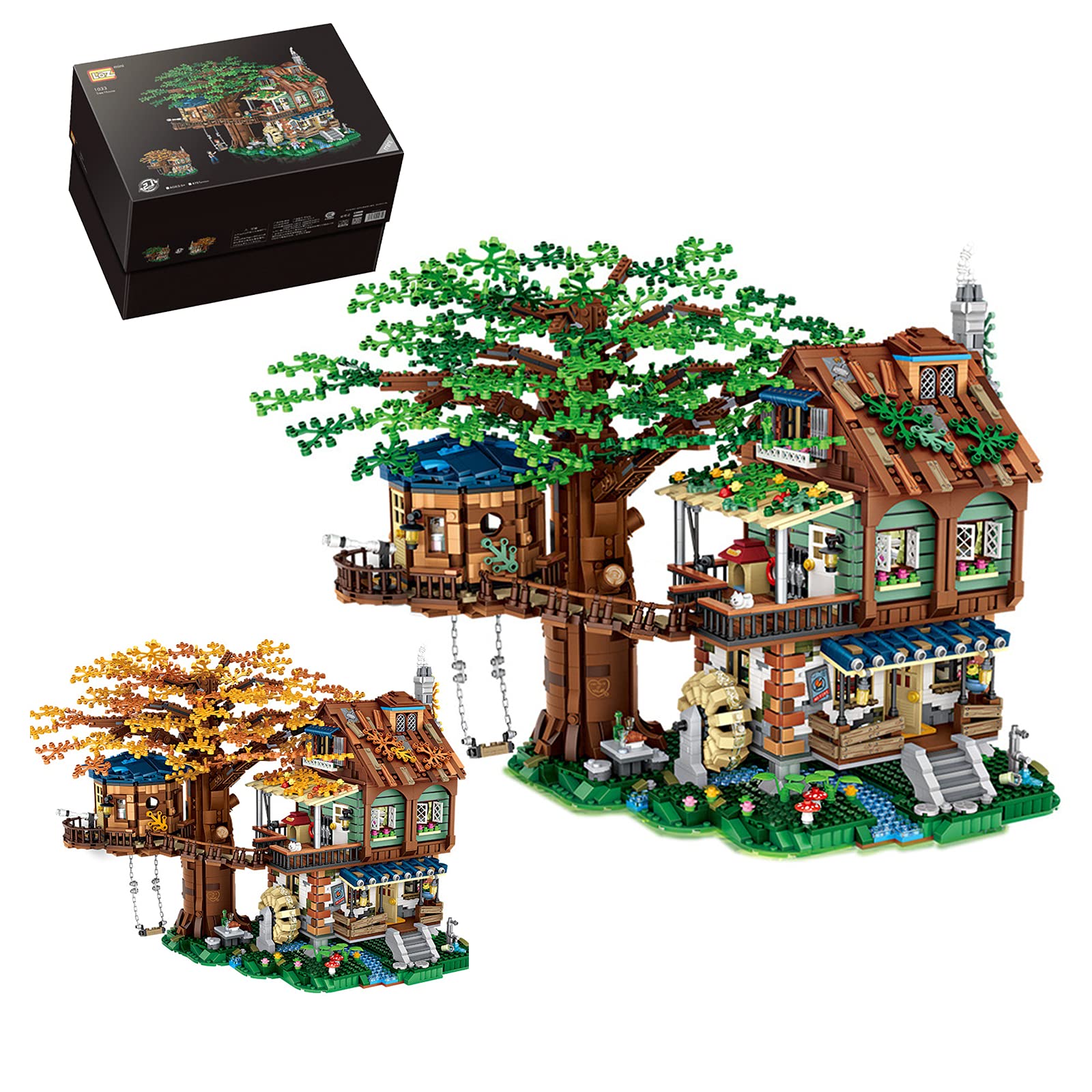DIY Tree House Building Block Set - 4761Pcs Creative Construction Toy for Teens, Boys, Girls & Adults Ages 14+ | STEM Educational Toy for Home Decor, Birthday Gifts & Family Bonding Activities