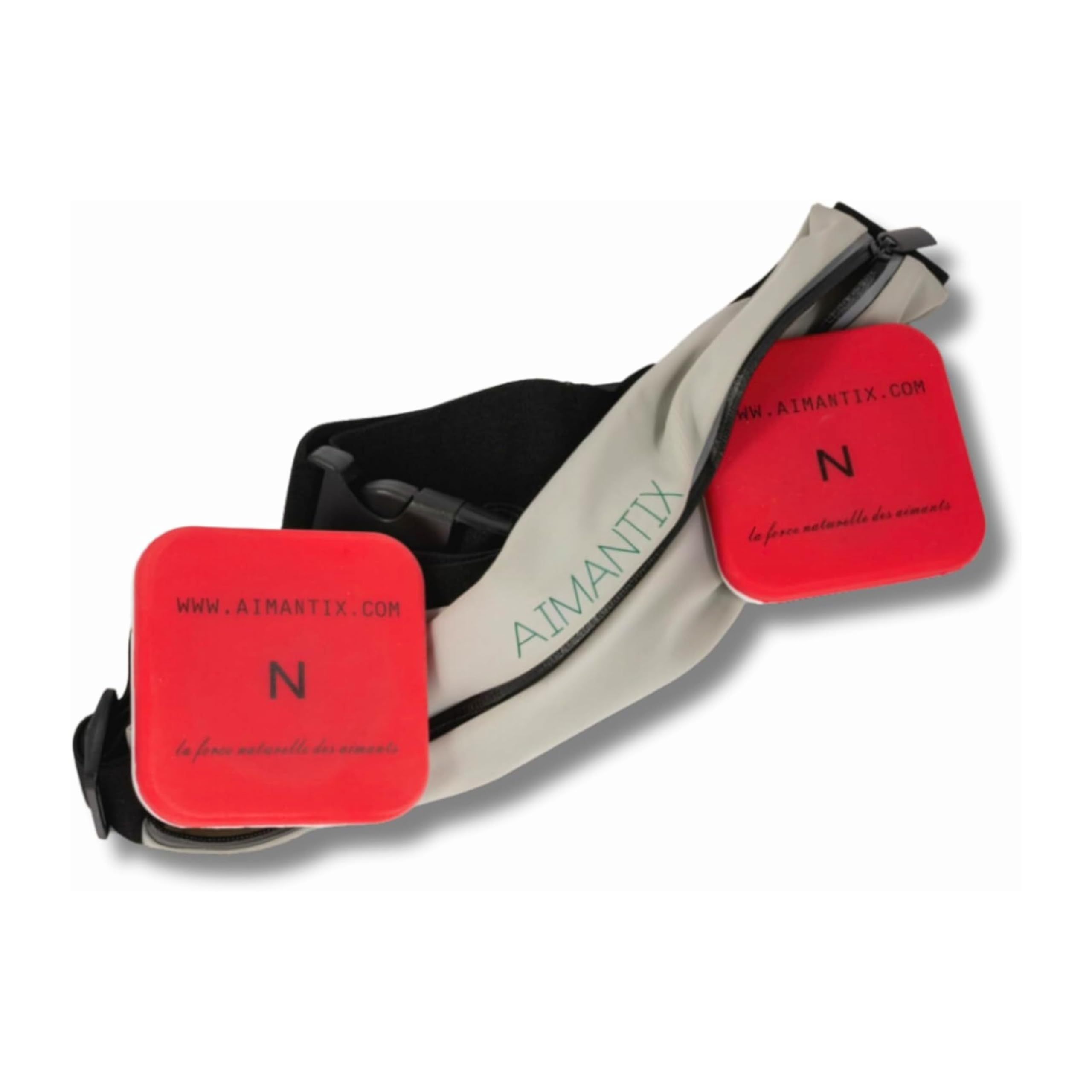 AIMANTIX - 2 Powerful Pain Relief Magnets for Natural Therapy - Magnetic Discs for Effective Joint & Muscle Pain Relief - Perfect for Back, Neck & Shoulder Pain at Home or Work