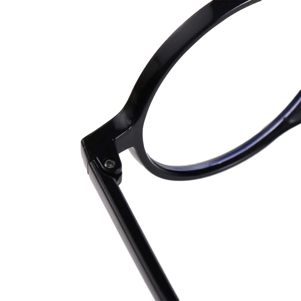 Blue Light Blocking Reading Glasses for Women & Men - Retro Anti-Radiation Computer Glasses (+400 Power, Black) - Perfect for Office Work, Screen Time & Reading Books
