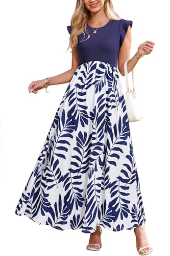 Blue Leaf Print