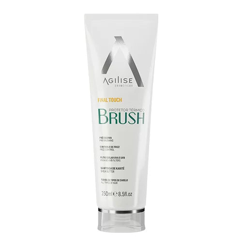 Agilise Professional Agi Styling Brush 72-Hour Hold Hair Styling Cream - 250ml / 8.4 fl oz - Long-Lasting Volume & Texture for All Hair Types - Perfect for Curly, Wavy & Straight Hair Styling