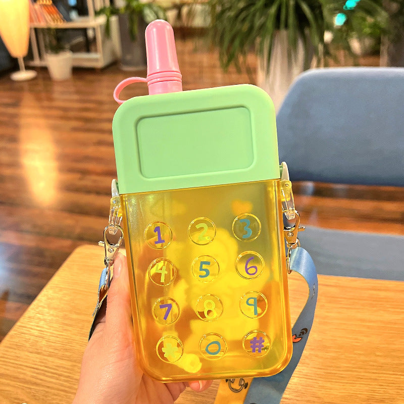Stylish Plastic Cup in Mobile Phone Shape - Perfect for Office, Home, and Party Use