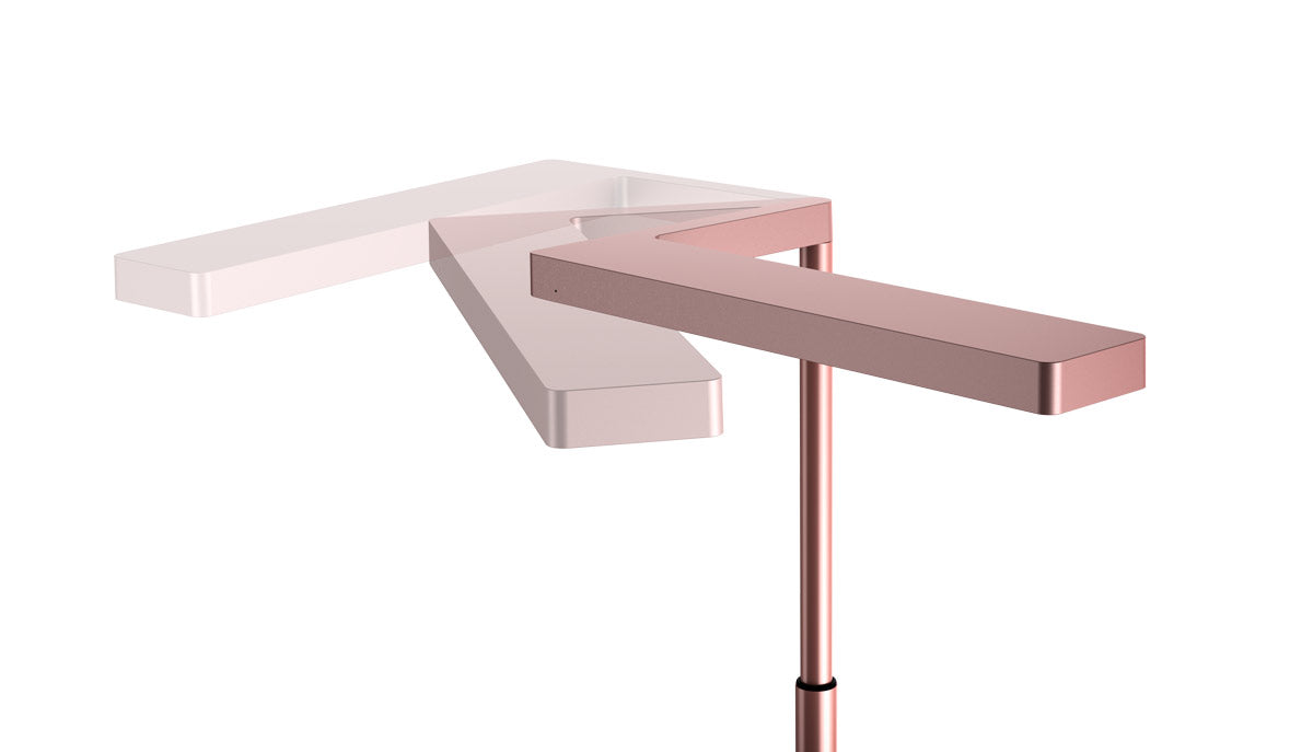 ONF Flat Nano Stand LED Light - Rose Gold | Modern Desk Lamp for Home & Office | Perfect for Reading, Working & Decor