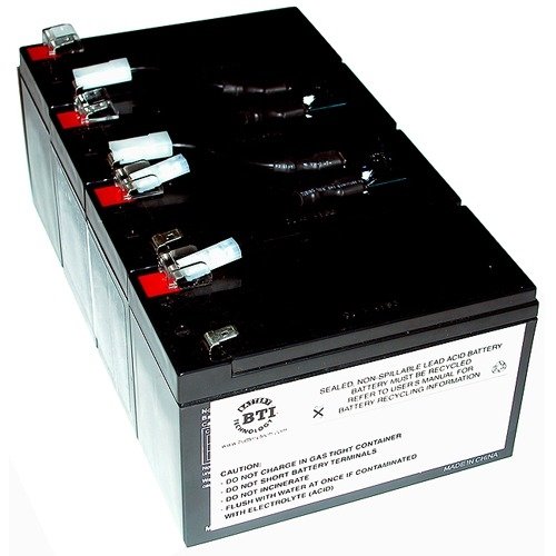 APC UPS Replacement Battery RBC8-SLA8-BTI - 12V 8Ah Sealed Lead Acid Battery for Backup Power Supply - Compatible with APC Smart-UPS, Back-UPS, and Power-Saving Devices - Perfect for Home Office, Server Rooms & Emergency Power Outages