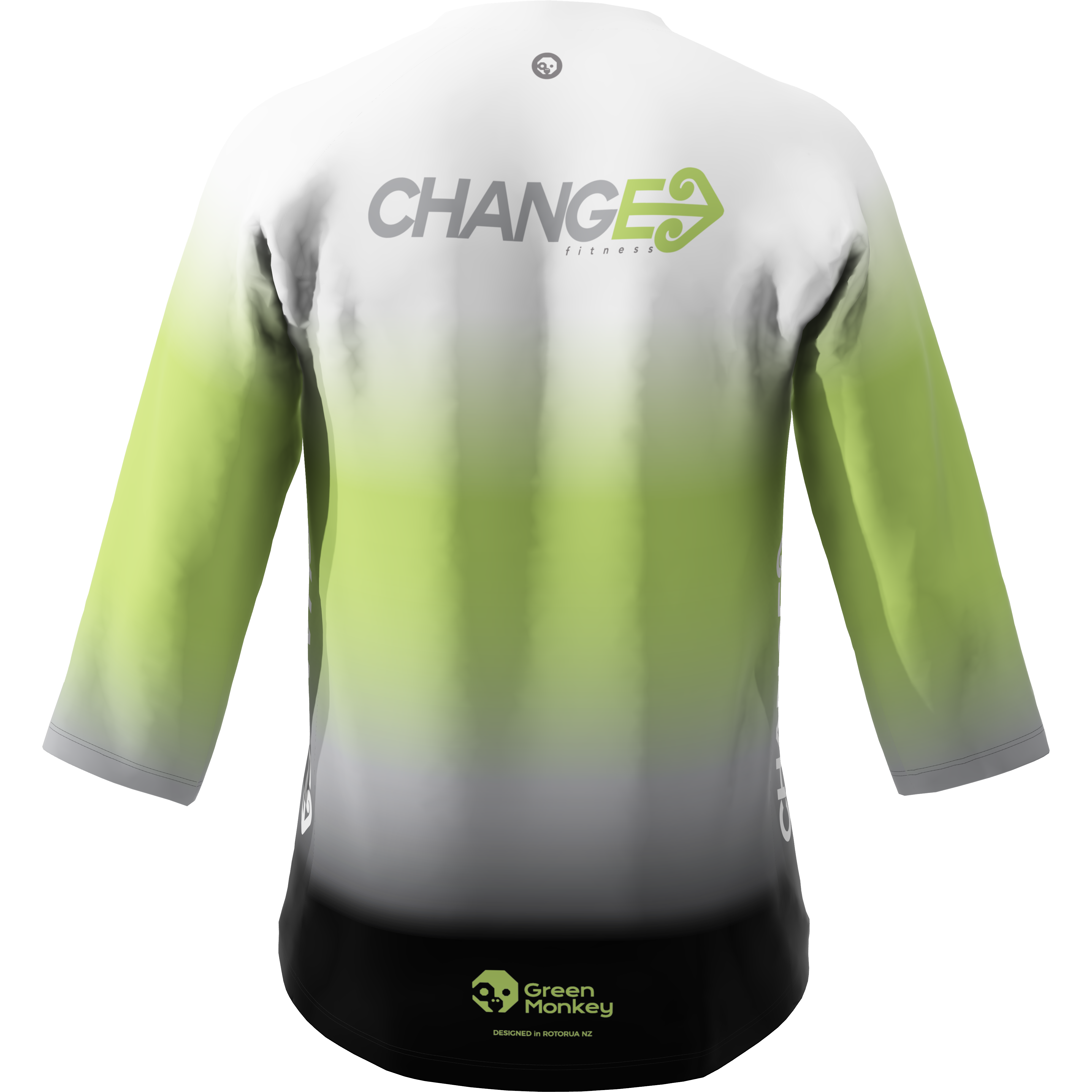 CHANGE FITNESS Men's Loose Fit 3/4 Sleeve Jersey - Breathable Workout Shirt for Gym, Running & Casual Wear