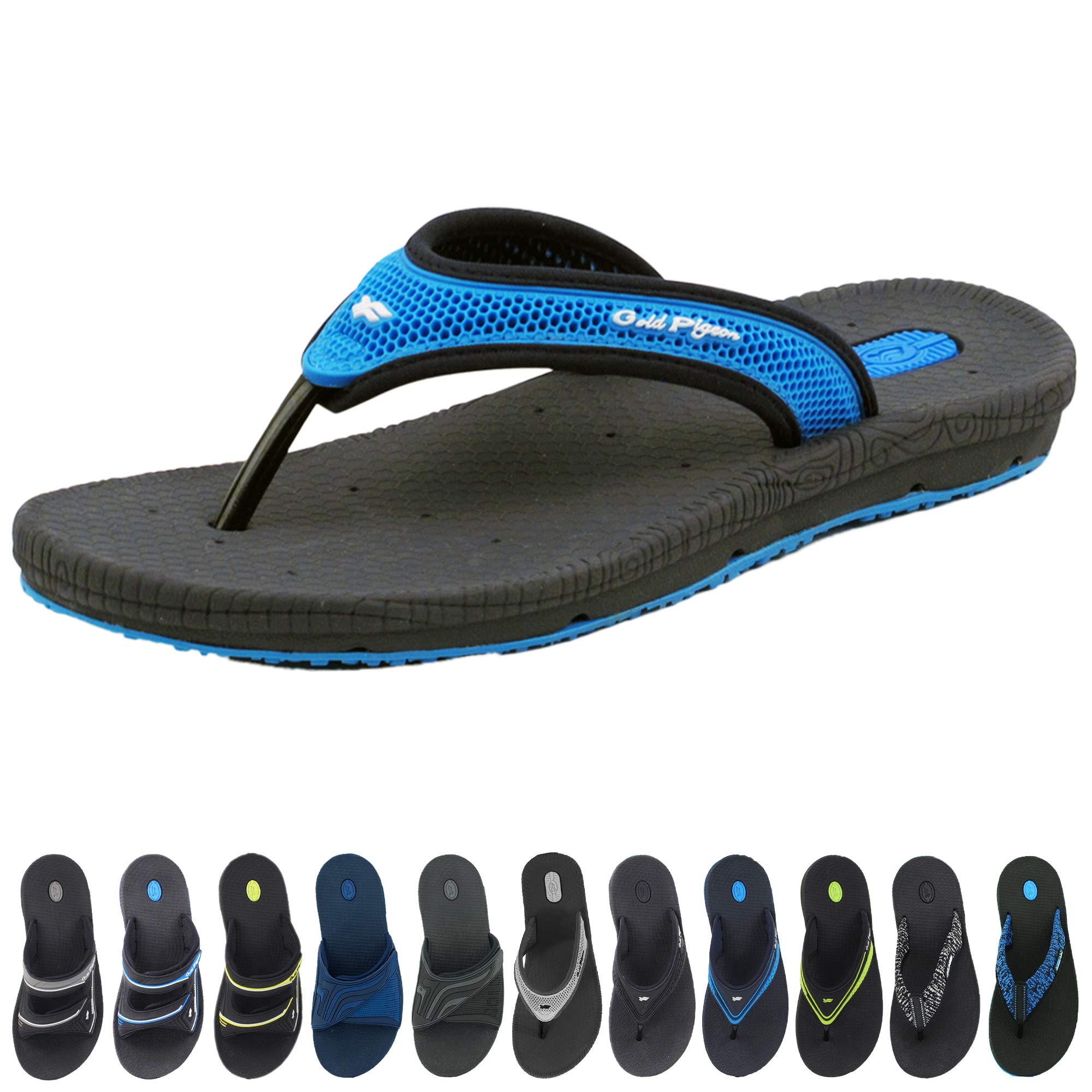 Gold Pigeon SIMPLUS Lightweight Unisex Sandals - Comfortable Flip Flops & Slides for Men and Women | Perfect for Beach, Pool, Travel & Casual Wear