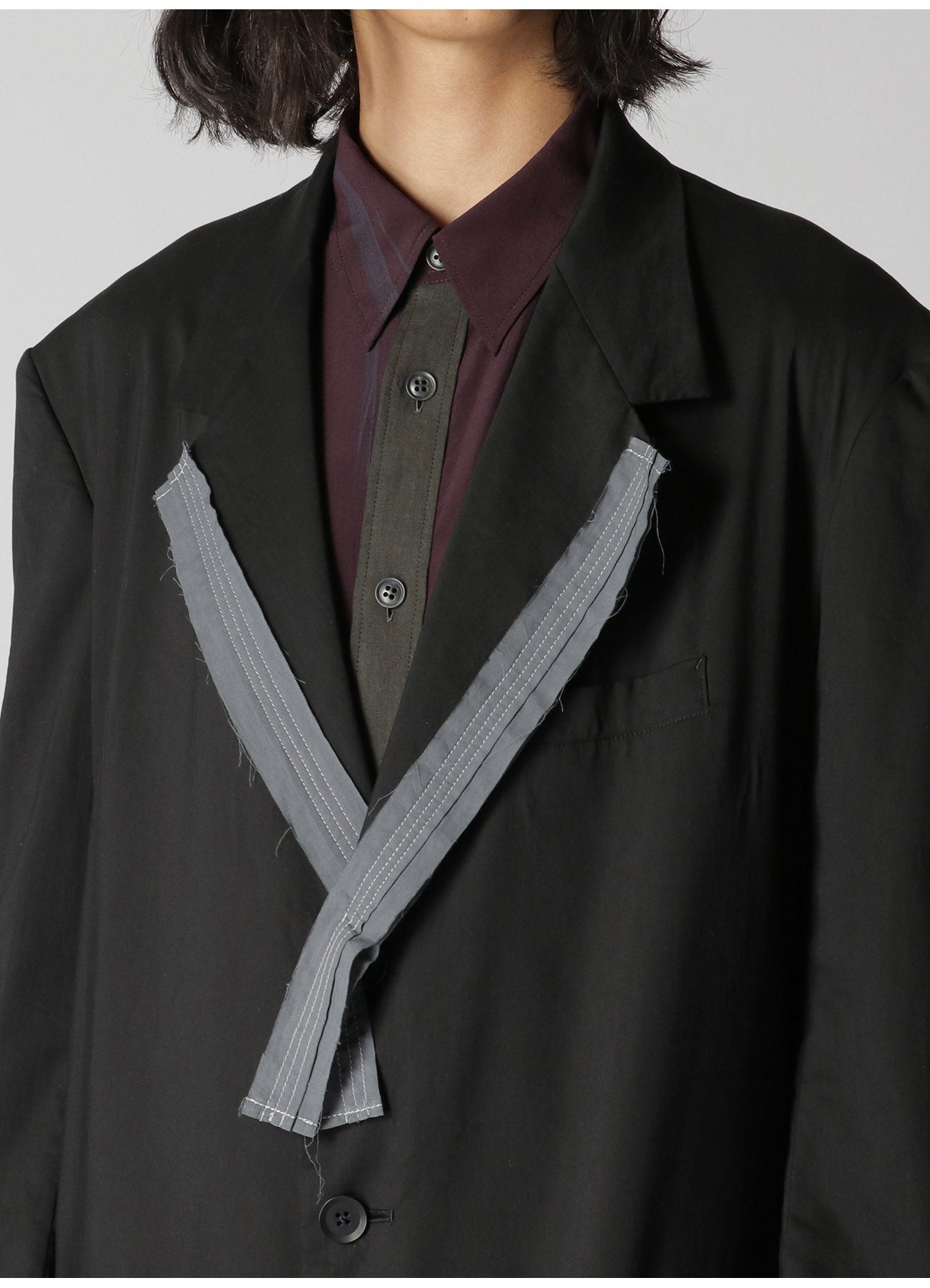 Soft & Stylish Cotton Lyocell Long Jacket for Women - Elegant Broad Design with Decorative Cloth Trim | Perfect for Spring Layering, Office Wear & Casual Outings