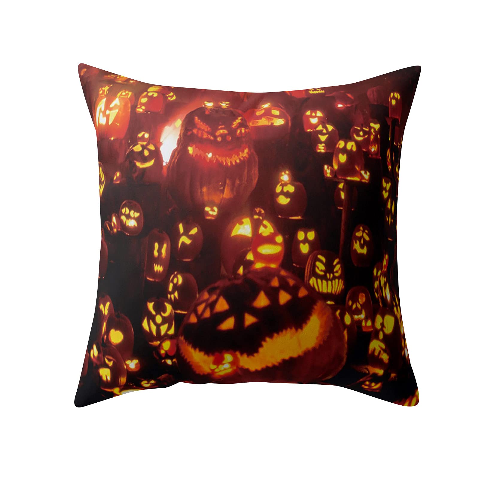 Halloween Huga Pillowcase - Soft Decorative Throw Pillow Cover for Living Room, Bedroom & Sofa - Spooky Home Decor for Halloween Parties & Cozy Fall Nights