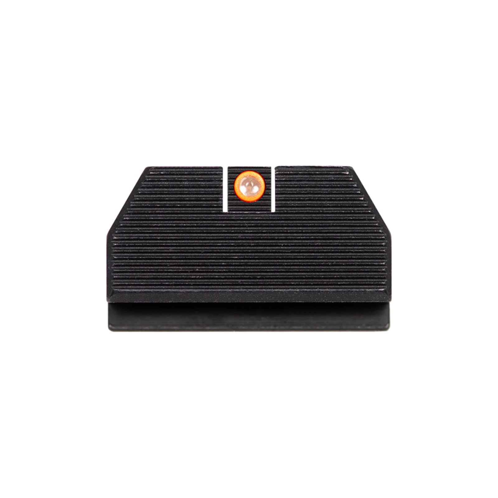 CZ P-10 C/F/S Stealth Night Sight Set - Optics Ready with Orange Front Ring & Blank Rear Sight | Enhanced Low-Light Visibility for Home Defense & Tactical Shooting