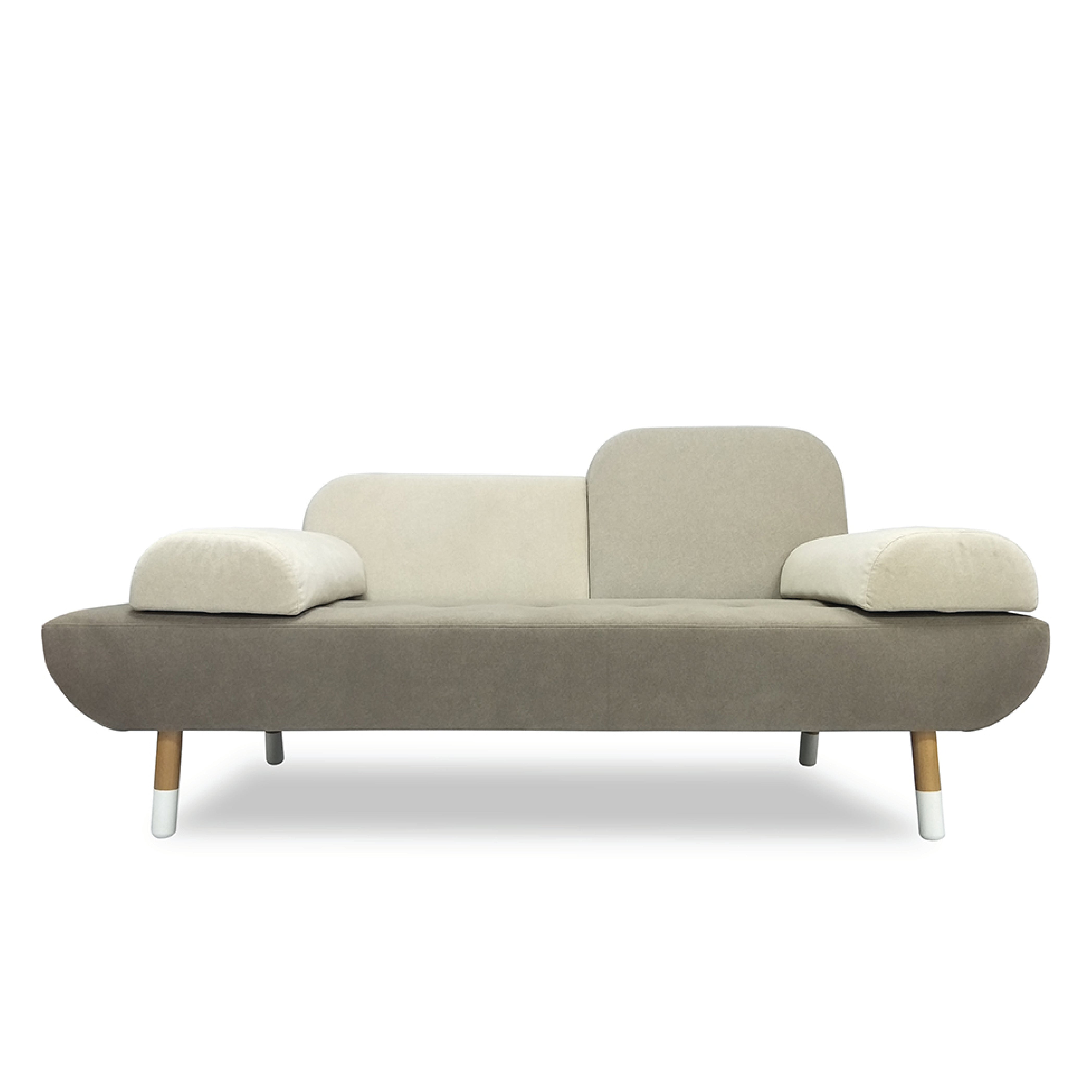 Braham 3-Seater Sofa with AquaClean Technology - Comfortable Modern Living Room Furniture for Home & Office Use
