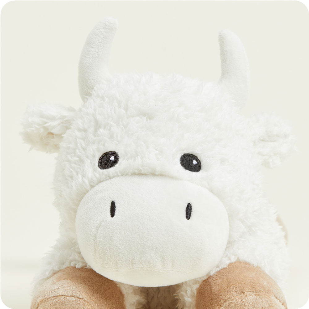 Original Buffalo Warmies Plush Stuffed Animal - Microwaveable Heating Pad for Kids & Adults - Perfect for Relaxation, Stress Relief & Comfort at Home or Travel