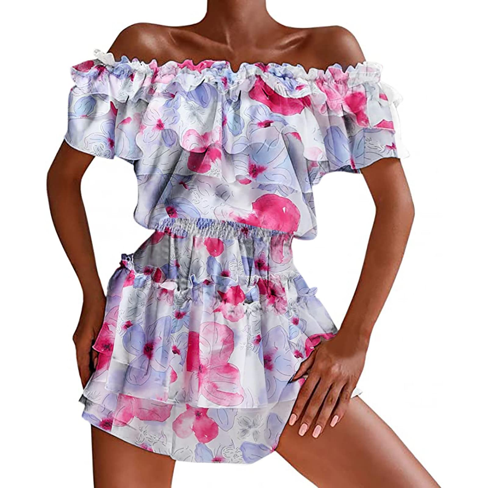 Bohemian Floral Sundress for Women - Summer Beach & Party Wear