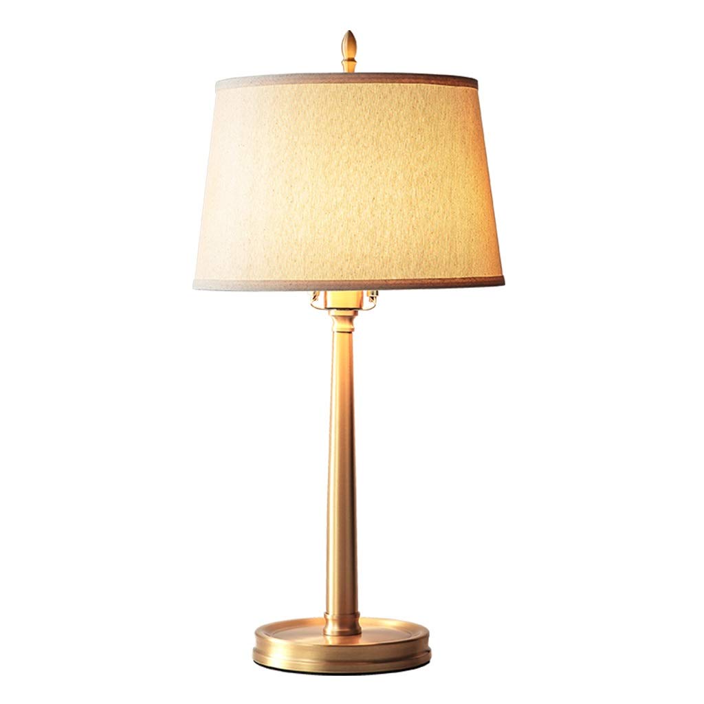 SHUTING2020 Modern Bedside Table Lamp - Star Design Nightstand Lamp for Bedroom, Living Room & Study - Copper Finish Home Decor Lighting (Color: A) - Perfect for Reading, Relaxing & Creating Cozy Ambiance