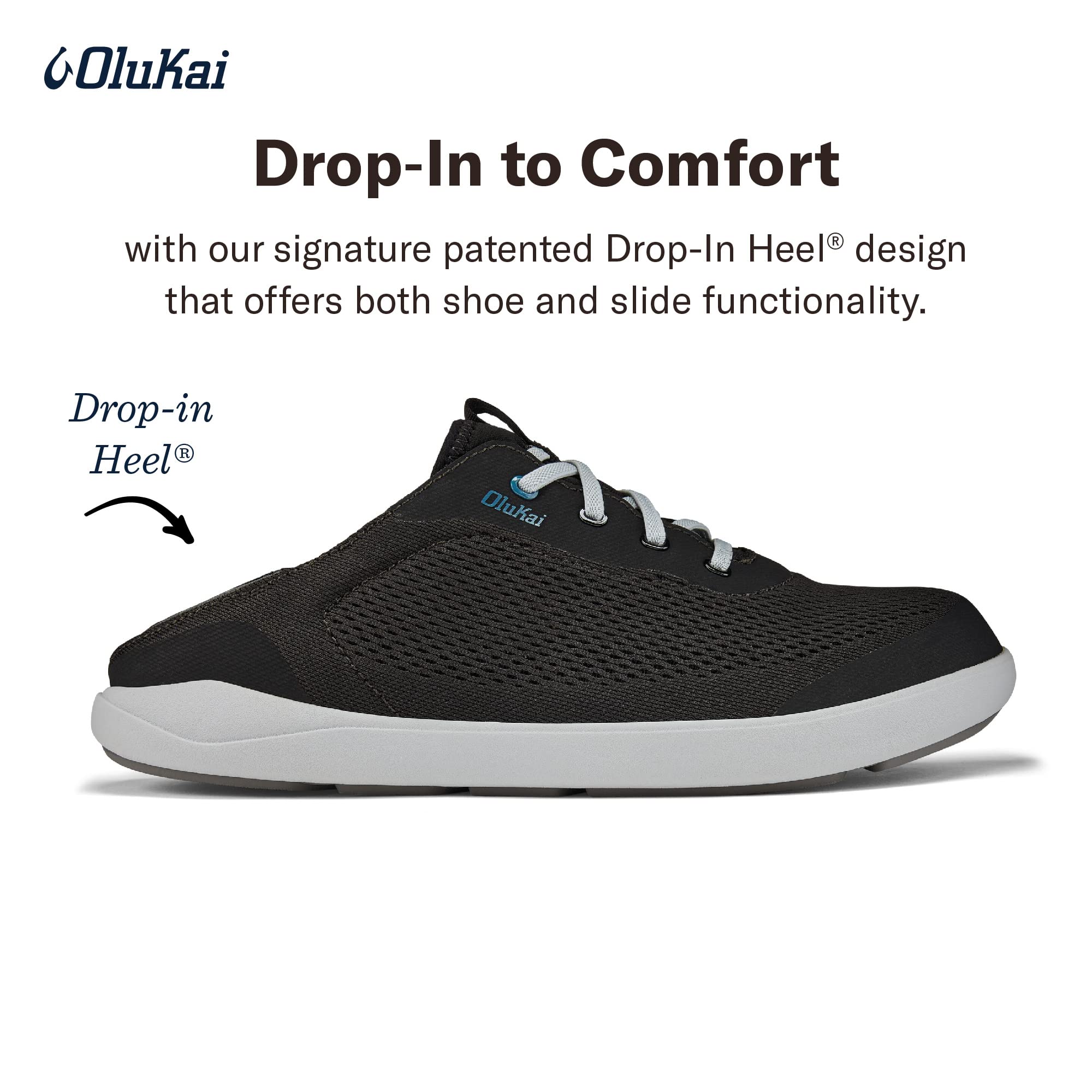 OLUKAI Men's Moku Pae Boat Shoes - Comfortable & Stylish Deck Shoes for Men | Perfect for Sailing, Boating & Casual Wear