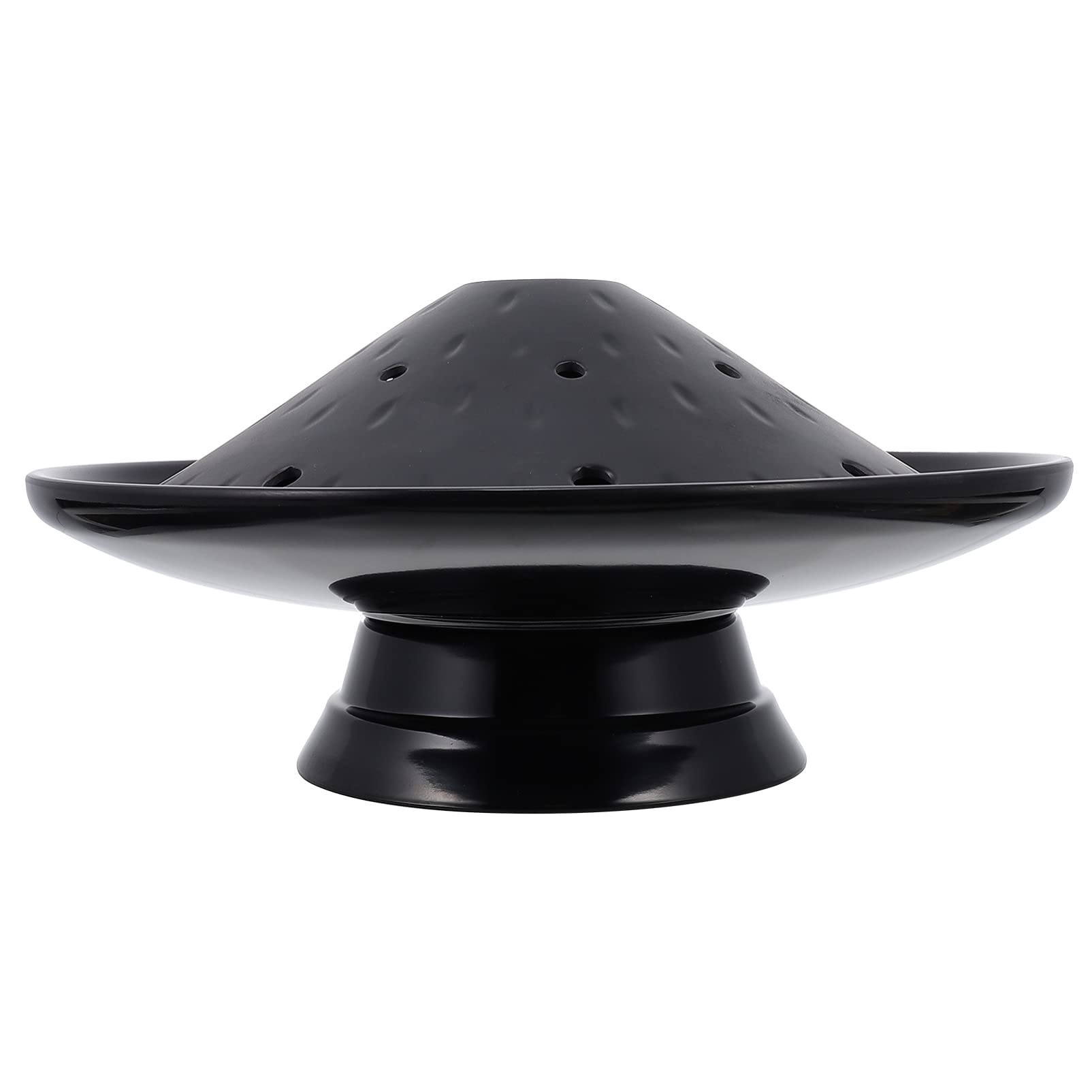 Premium Melamine Sushi Serving Tray - Japanese Style Cheese & Dessert Platter for Restaurants, Hotels & Buffets - Durable Black Sashimi Plate with Dry Ice Compatibility - Perfect for Catering, Parties & Fine Dining Presentation