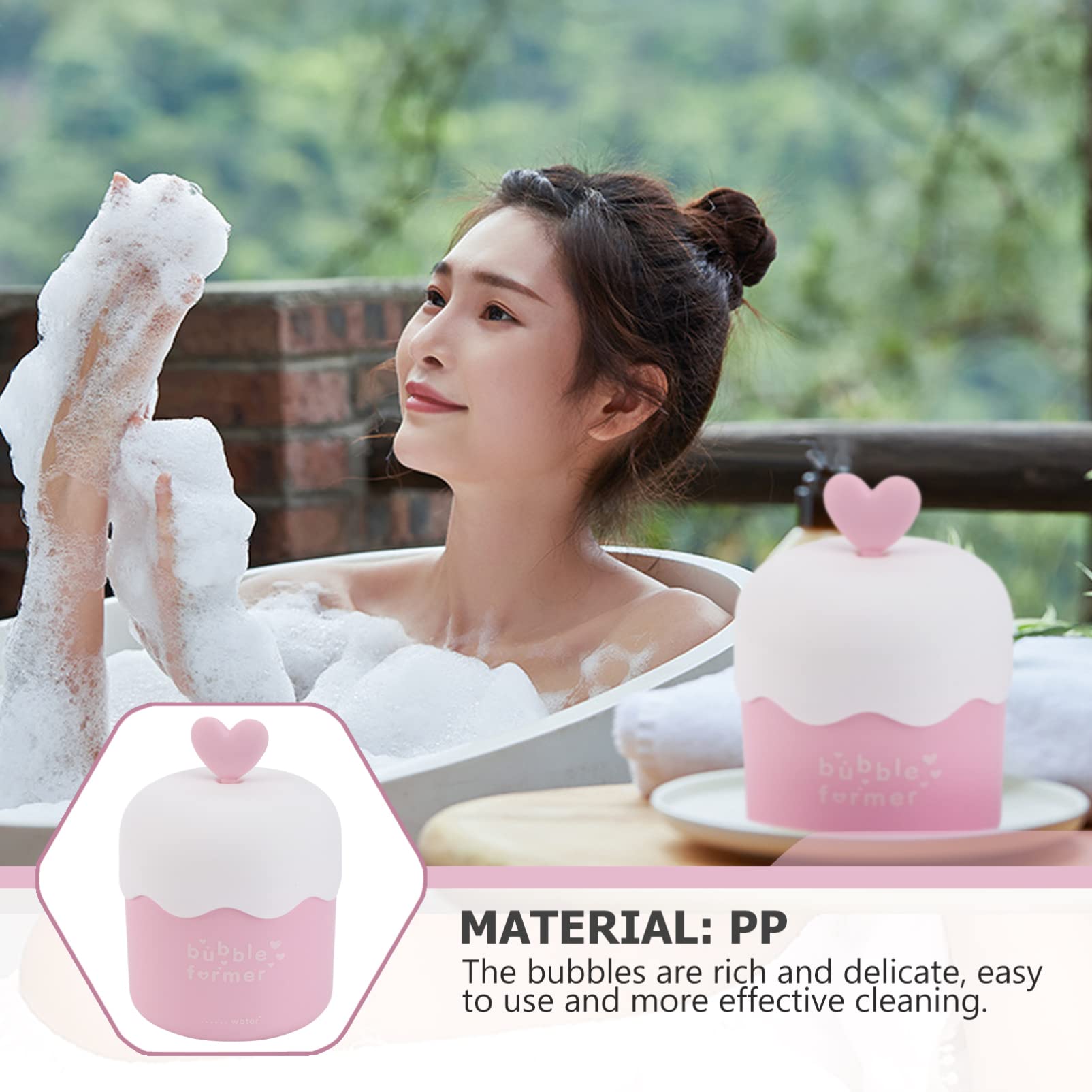 DOITOOL Electric Facial Foam Maker - Automatic Face Wash Foamer for Deep Cleansing, Travel & Home Use, Pink | Skincare Tool for Gentle & Effective Cleansing Routine