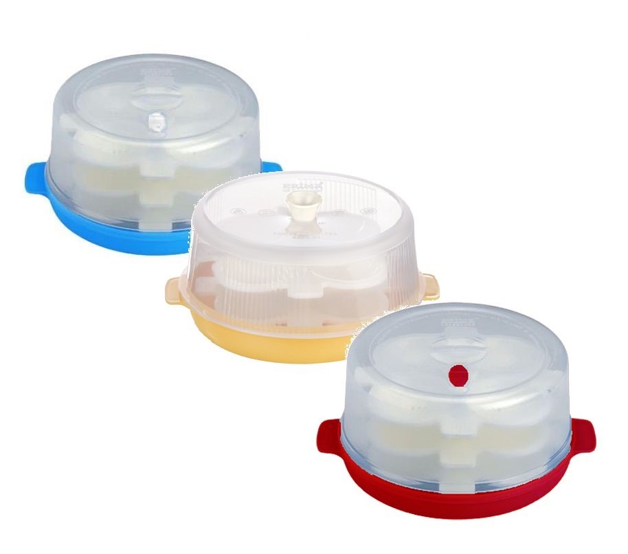 Best Microwave Idli Cooker - 3 Racks for 12 Idlis | Quick & Easy South Indian Steamed Rice Cakes Maker | Perfect for Breakfast, Snacks & Healthy Meals at Home