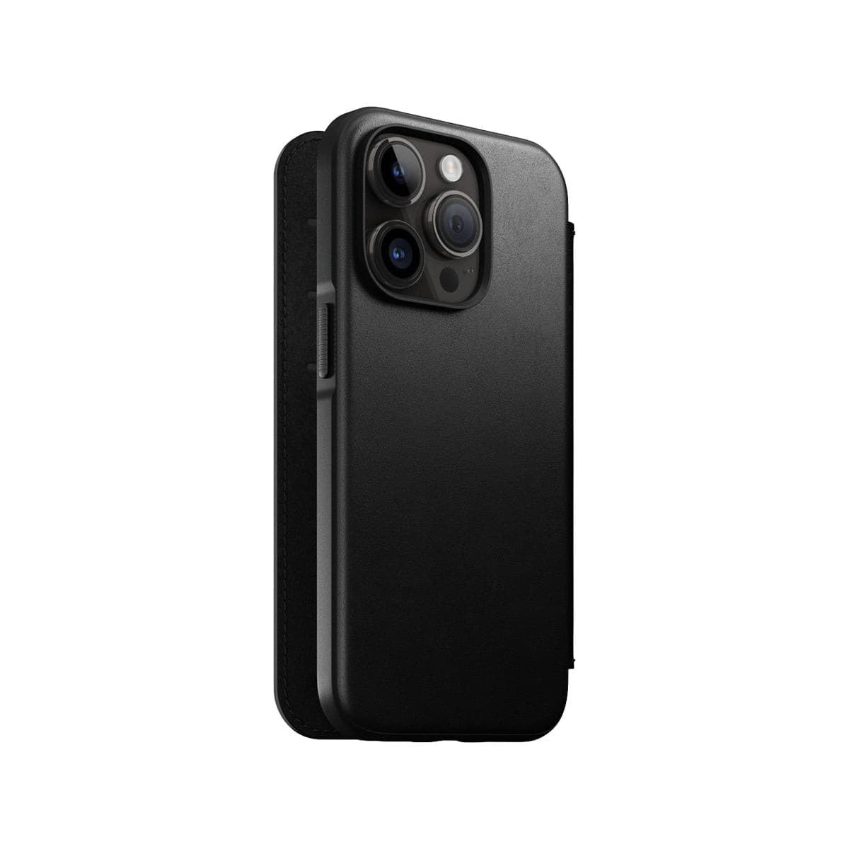 Premium Genuine Leather iPhone 14 Pro Case - Slim Protective Folio Cover with Card Slots | Business & Travel Essential | Perfect for Office Professionals & Frequent Flyers