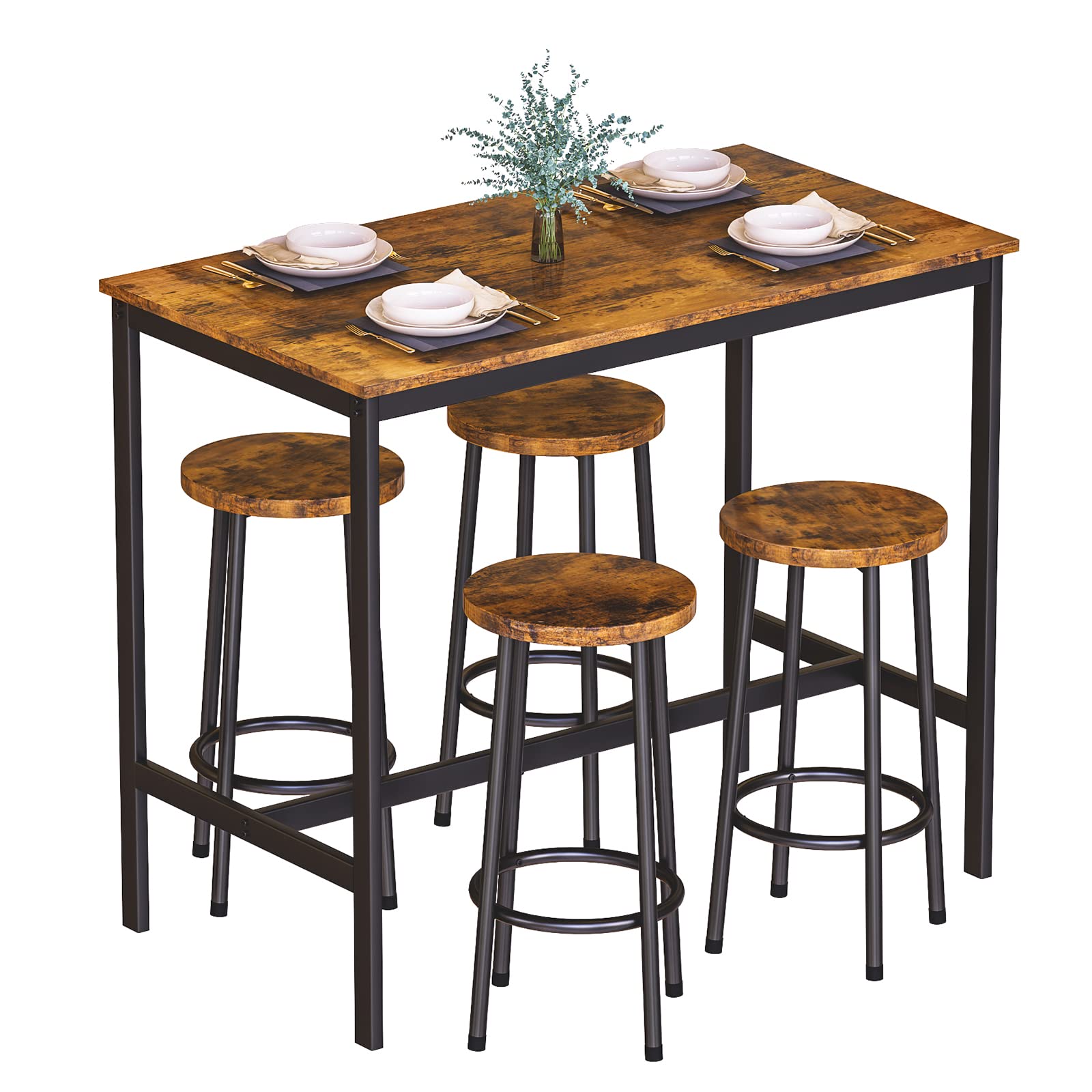 AWQM 5-Piece Bar Table Set - 43.4