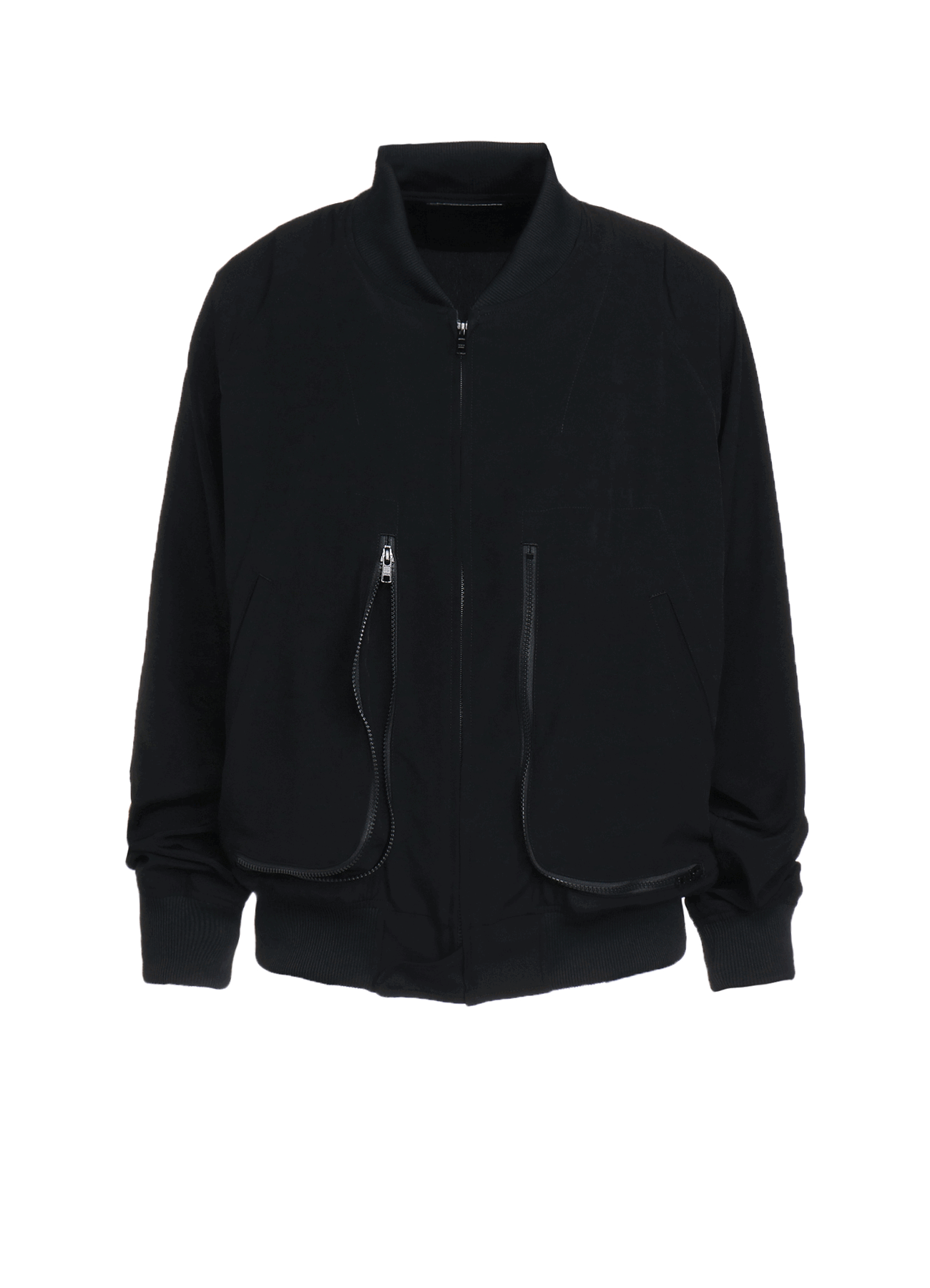 Stylish Crepe de Chine Blouson with Gusseted Zippered Pockets | Women's Fashion Jacket for Work & Casual Outfits