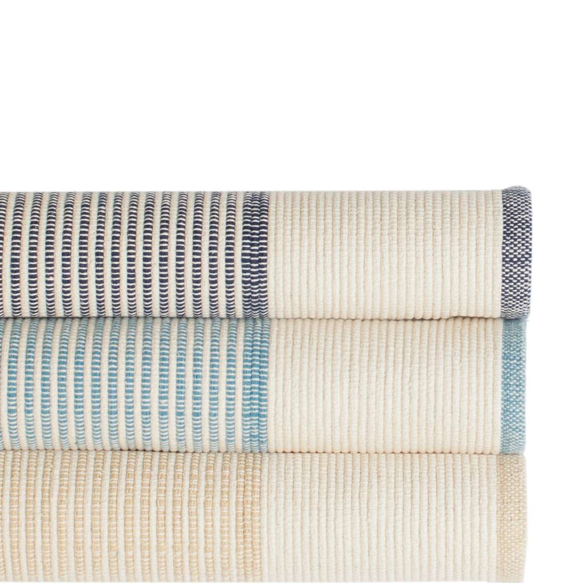 Dash & Albert La Mirada Wheat Woven Cotton Rug - Soft & Durable Area Rug for Living Room, Bedroom, Dining Room - Neutral Home Decor Accent