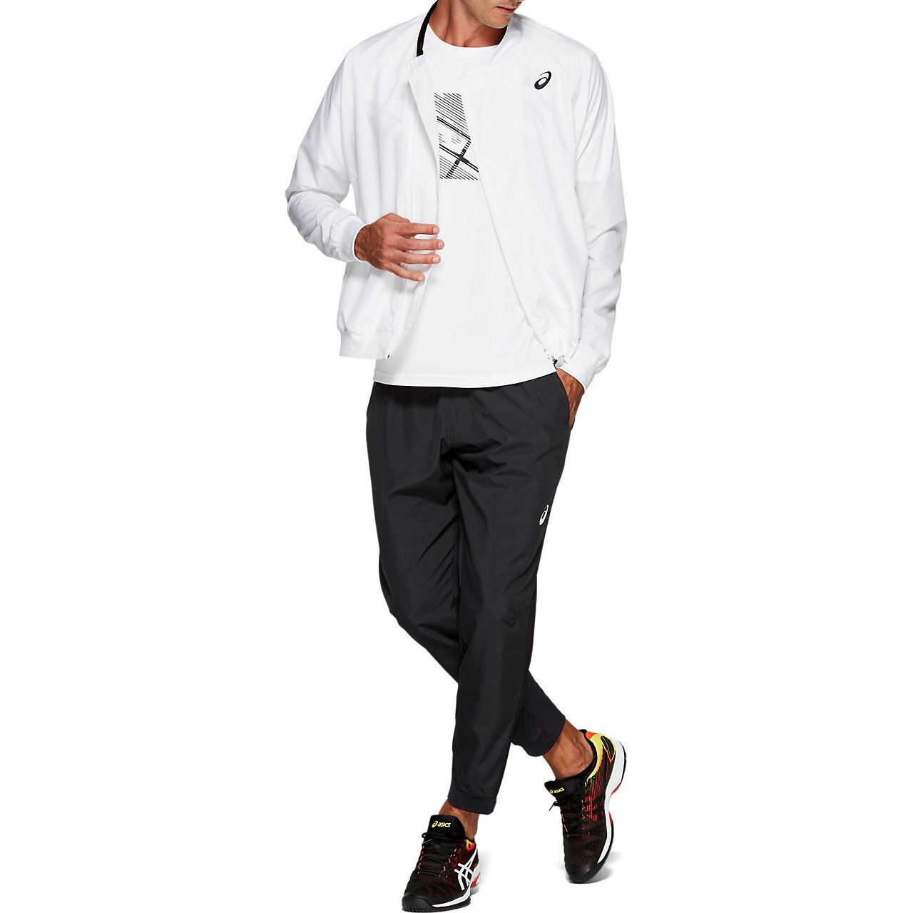 ASICS Men's Training Pants - Black | Lightweight, Breathable Workout Joggers for Running, Gym & Casual Wear