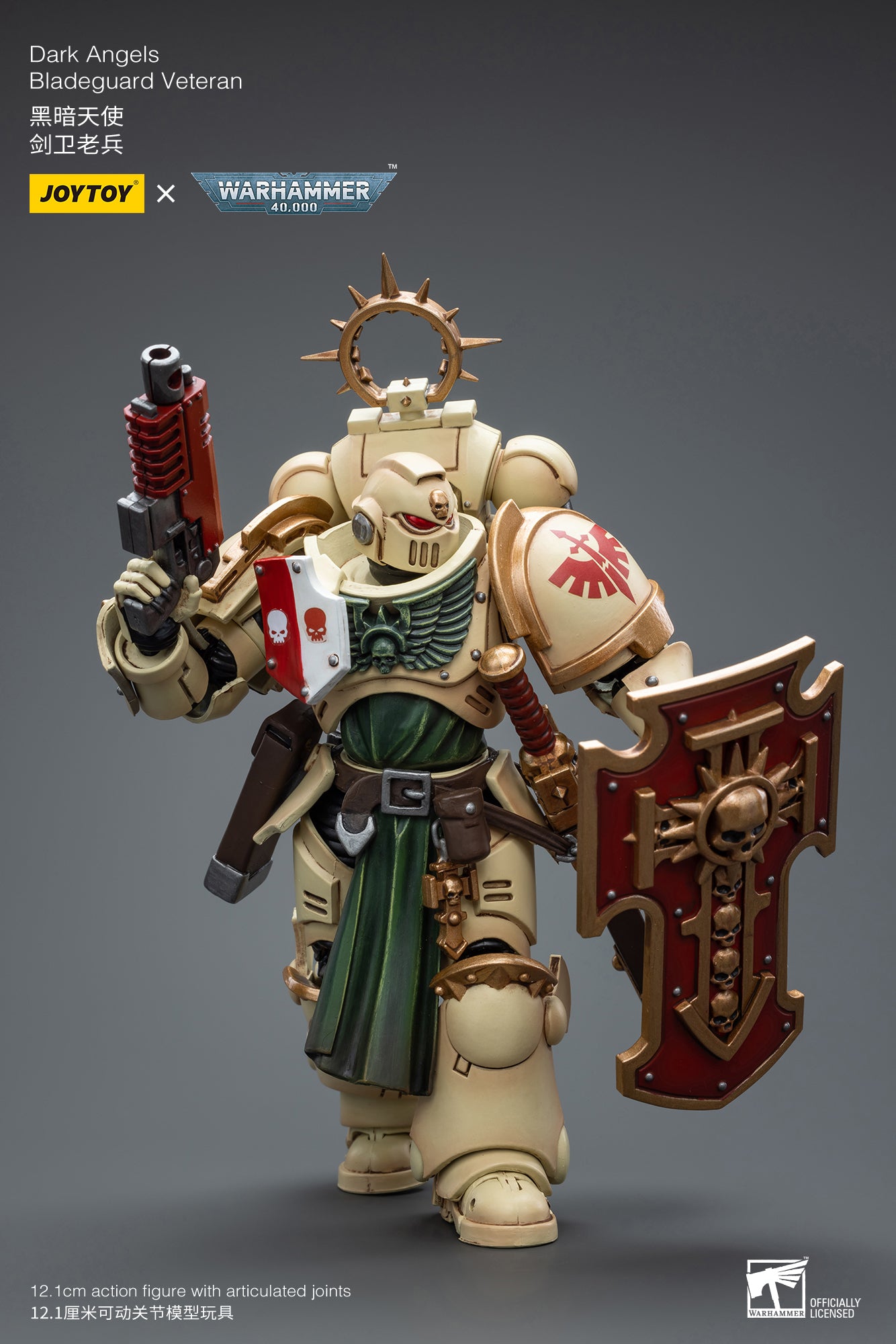 JOYTOY 1/18 Scale Warhammer 40K Bladeguard Veteran Action Figure - Collectible Miniature for Warhammer Fans, Tabletop Gaming & Display