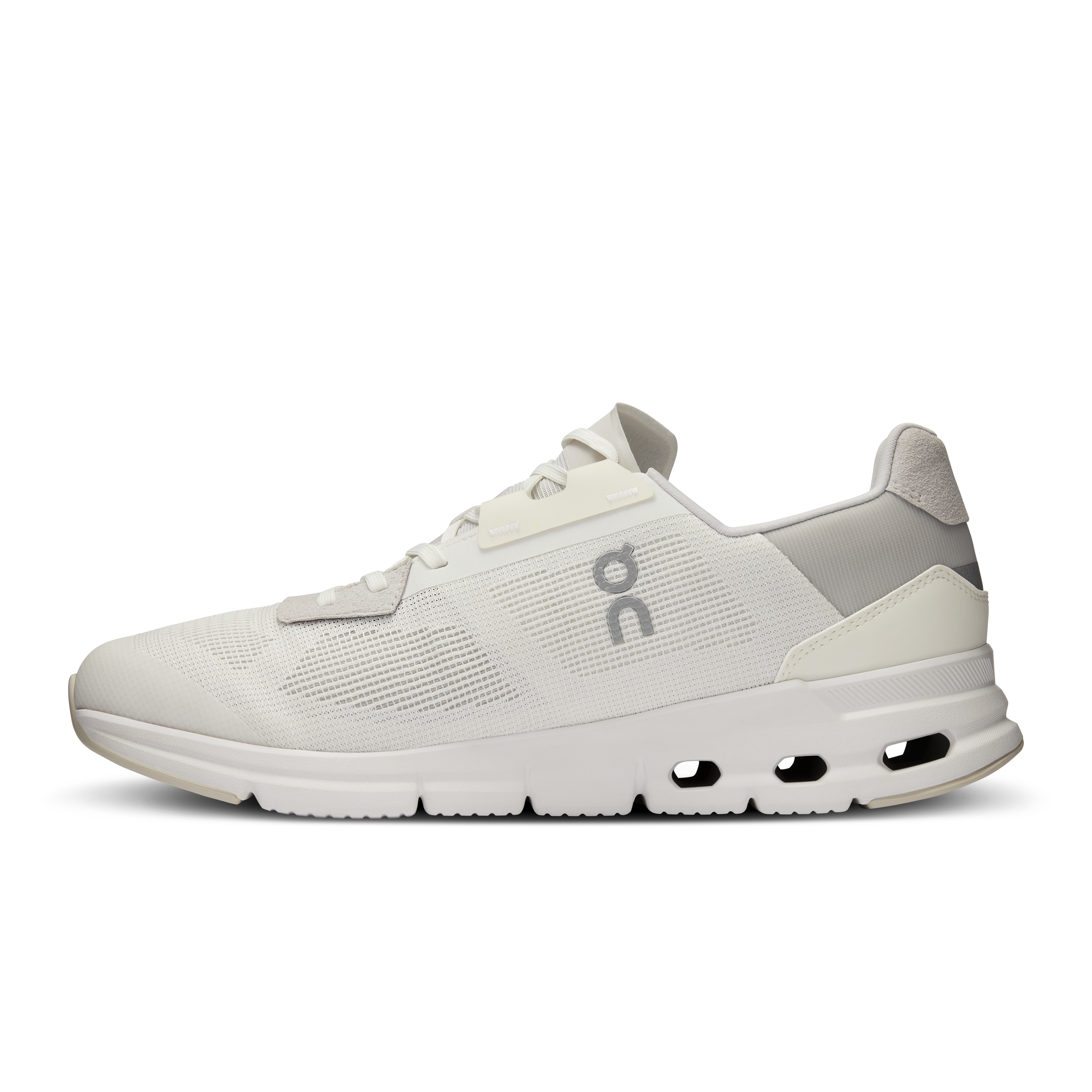 On Running Men's Cloudrift Running Shoes - White/Frost - Lightweight & Cushioned for Road Running, Jogging & Gym Workouts