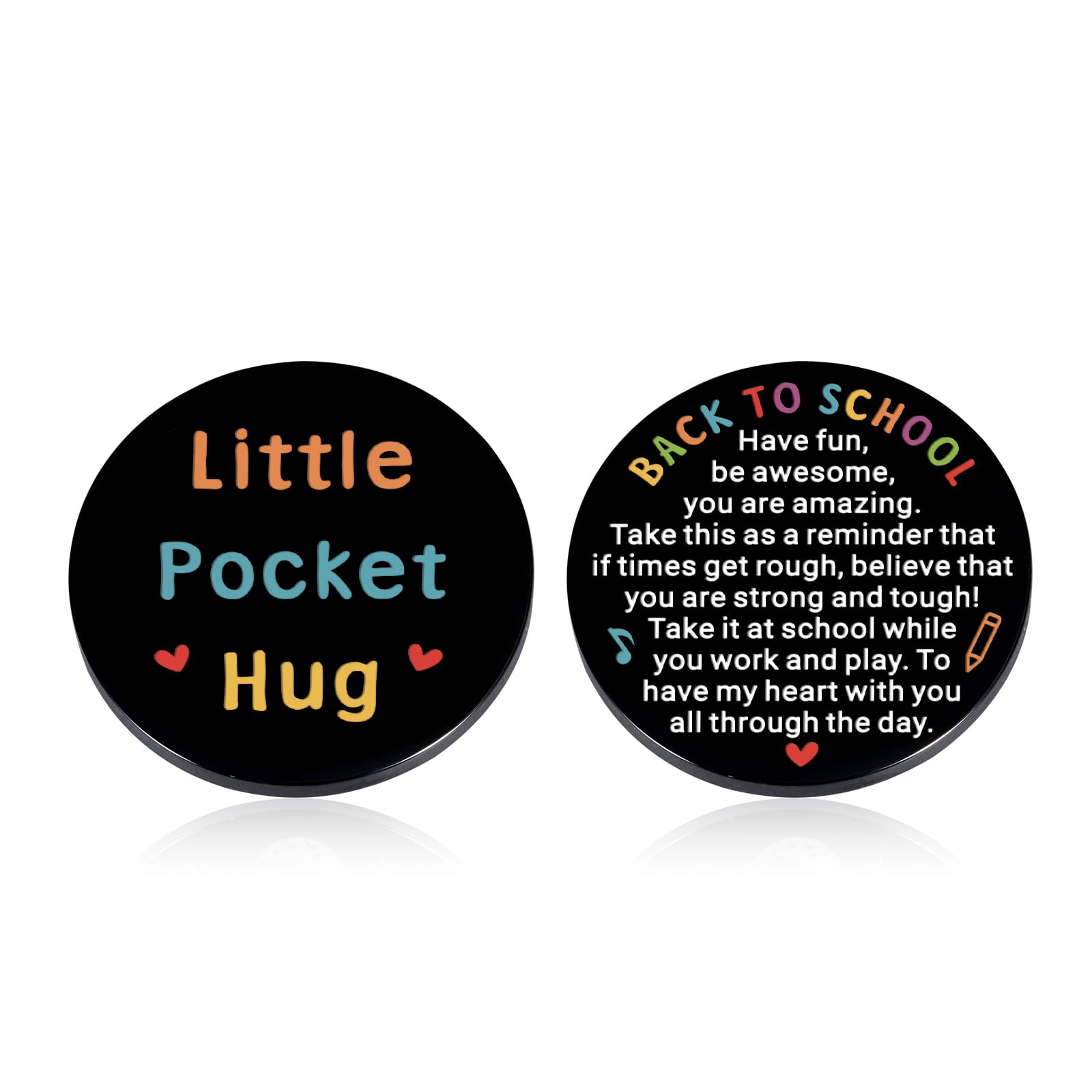 First Day of School Gifts for Kids - Back to School Essentials & Supplies for Daughter, Son, Students - Cute Pocket Hug Gifts, School Supplies & Birthday Gifts for Girls & Boys - Perfect for Classroom, Study, Homework & Gifting