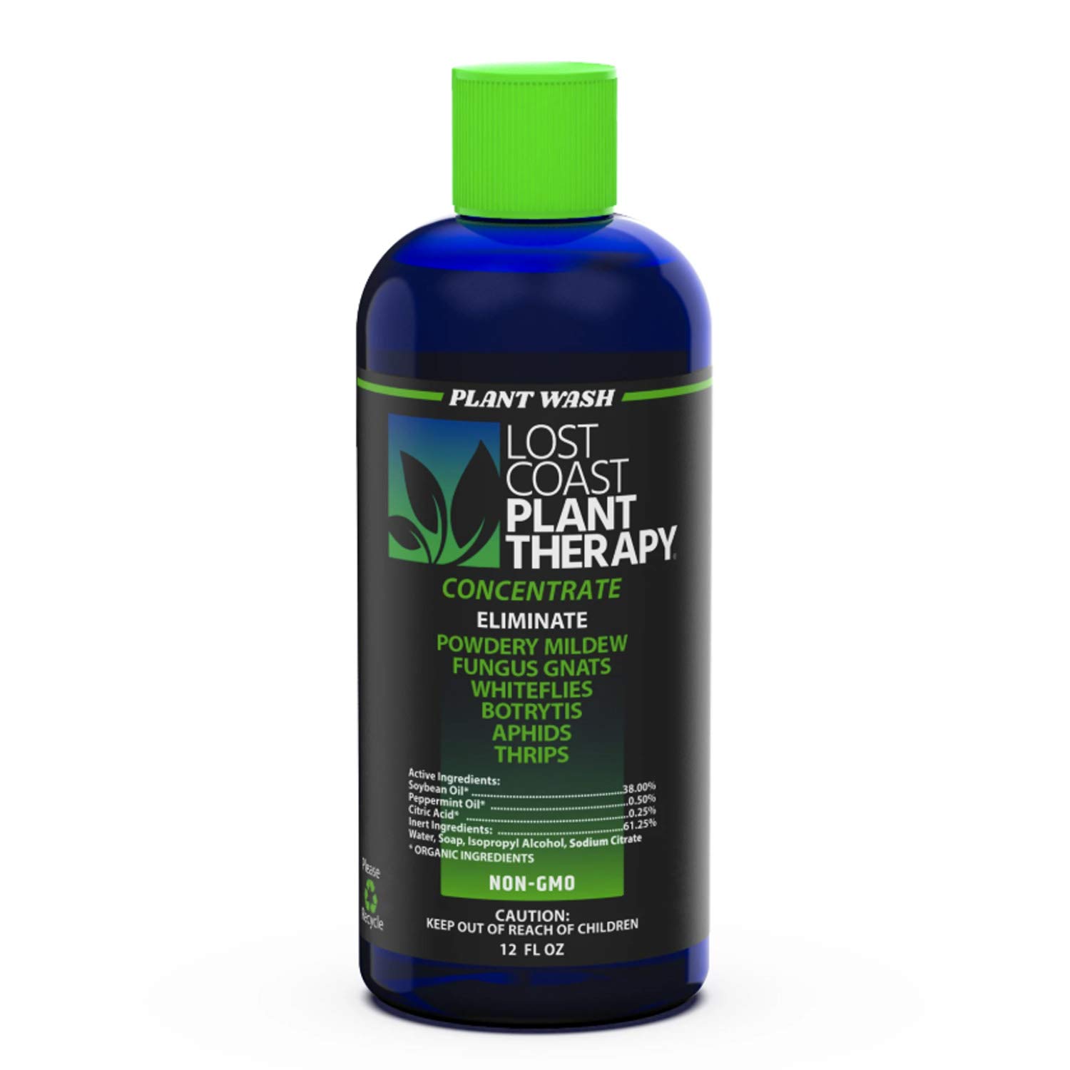 Plant Therapy Lost Coast Organic Natural Plant Protection Concentrate - 12 oz | Organic Pest Control for Indoor & Outdoor Plants | Safe for Vegetables, Flowers & Gardens