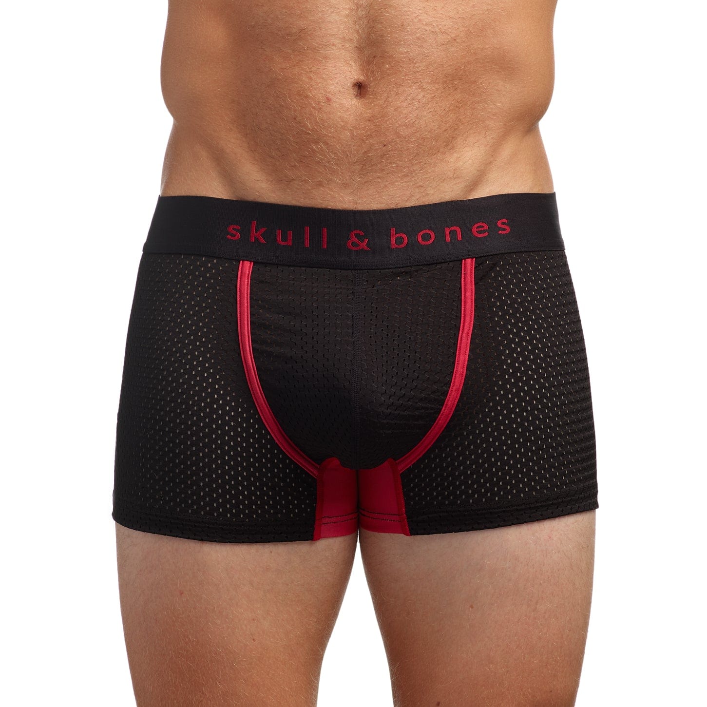 High-Performance Mesh Trunk for Men - Breathable & Comfortable Black Underwear for Sports & Daily Wear
