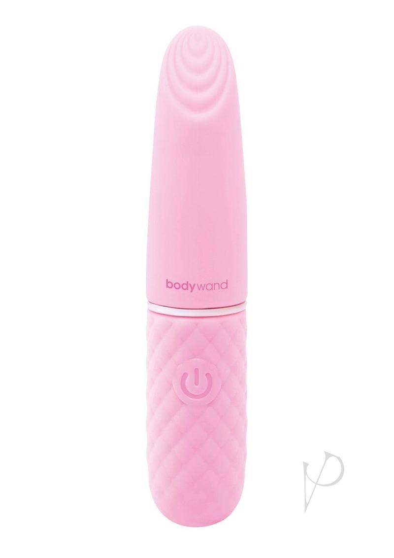 Bodywand Cuties Rechargeable Silicone Lipstick Vibrator in Pink - Perfect for Sensual Massage & Couples Intimacy