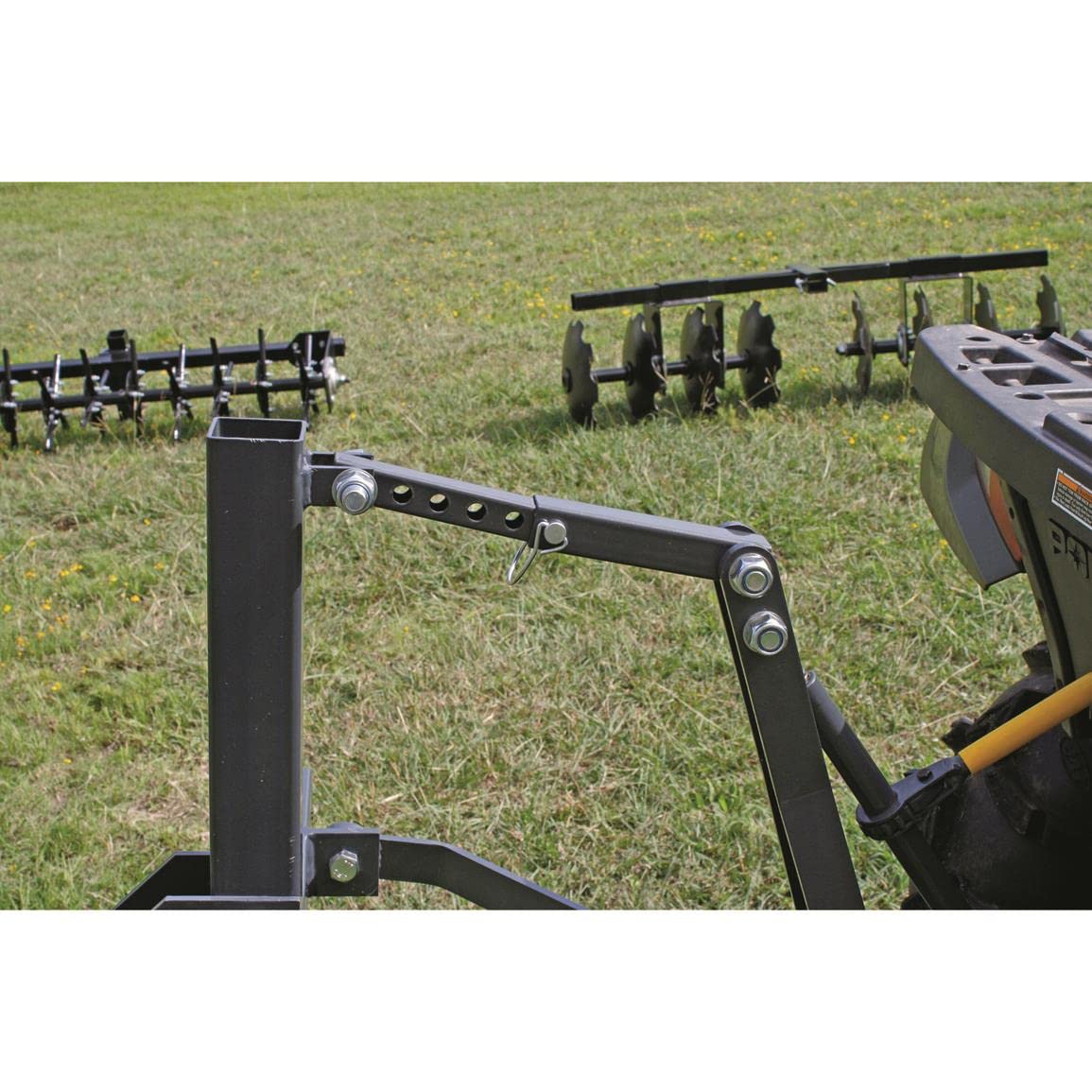 Guide Gear ATV/UTV Implement Lift System - Compatible with Landscape Rakes, Disc Plows, Tine Plows & 60