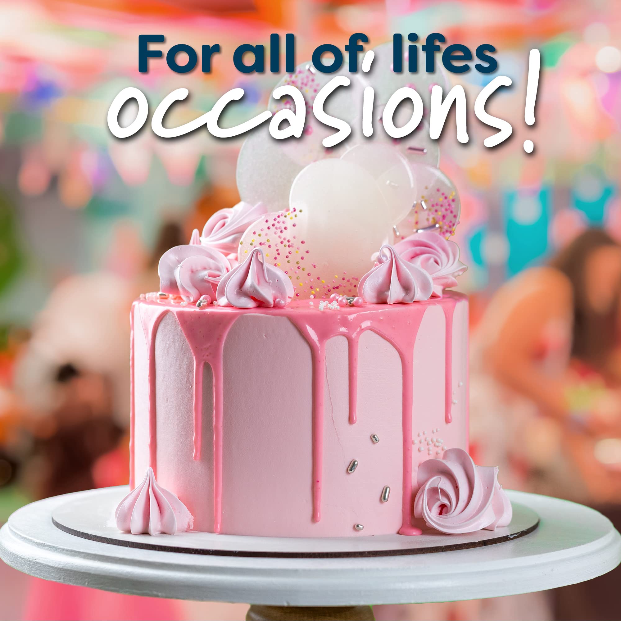**25-Pack 6 Inch White Cardboard Cake Boards | Disposable Round Cake Platter Base for Decorating | Perfect for Birthday, Wedding & Party Dessert Displays**