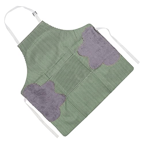 Breathable Polyester Nail Salon Apron for Manicurists - Waterproof & Comfortable Nail Polish Apron for Nail Technicians, Bars & Restaurants (Green) - Perfect for Nail Art, Pedicures & Beauty Services