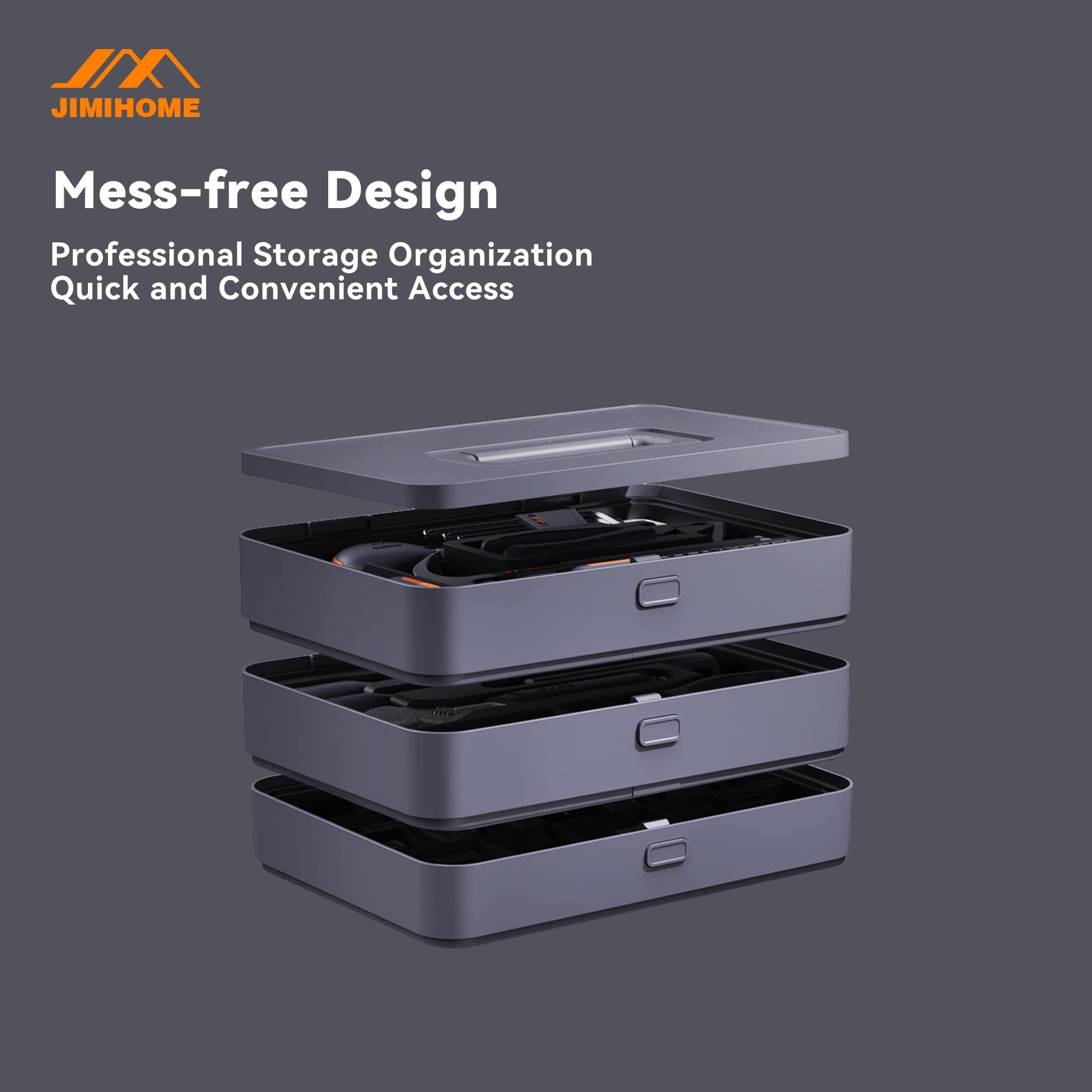 JIMIHOME 67-Piece Home Repair Tool Kit with X Tray - Essential Hand Tools for Household Maintenance, Auto Repair & DIY Projects - Perfect for Homeowners, Mechanics and DIY Enthusiasts