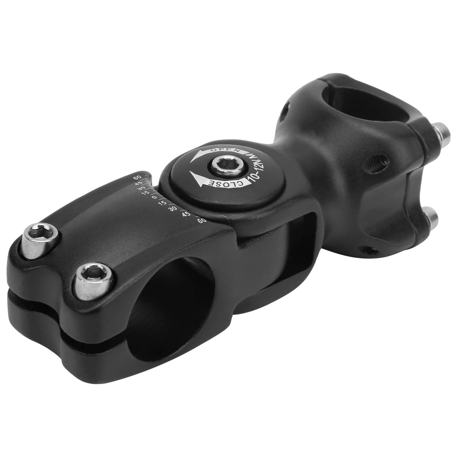 Lightweight Aluminum Alloy Bike Stem 25.4mm/1.0in - Durable Mountain Bike Handlebar Stem for Road & MTB Bikes - Perfect for Bike Repair Shops & Cycling Enthusiasts - Upgrade Your Ride for Better Control on Trails & Commuting