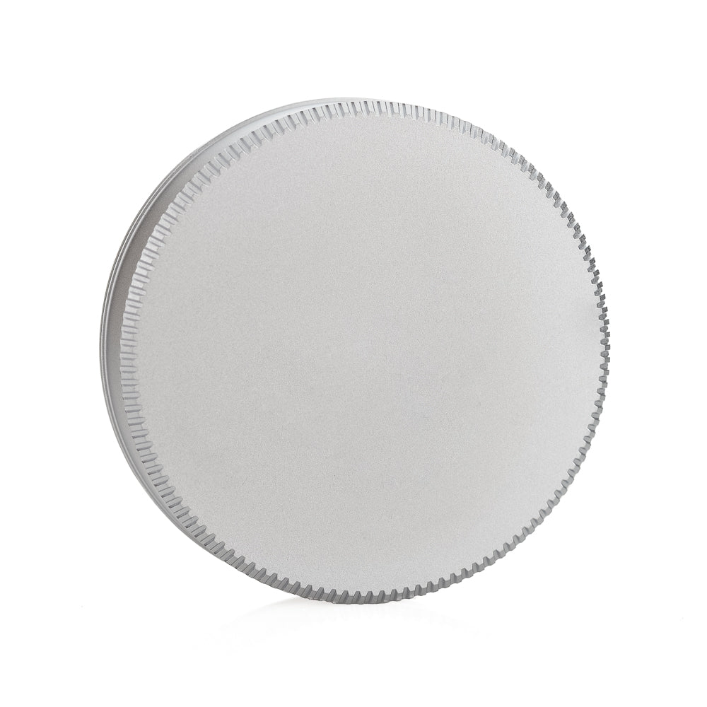Leica Rear Lens Cap - Brass & Silver Chrome Finish for M Mount Cameras - Durable Protection for Leica Lenses - Perfect for Travel & Professional Photography