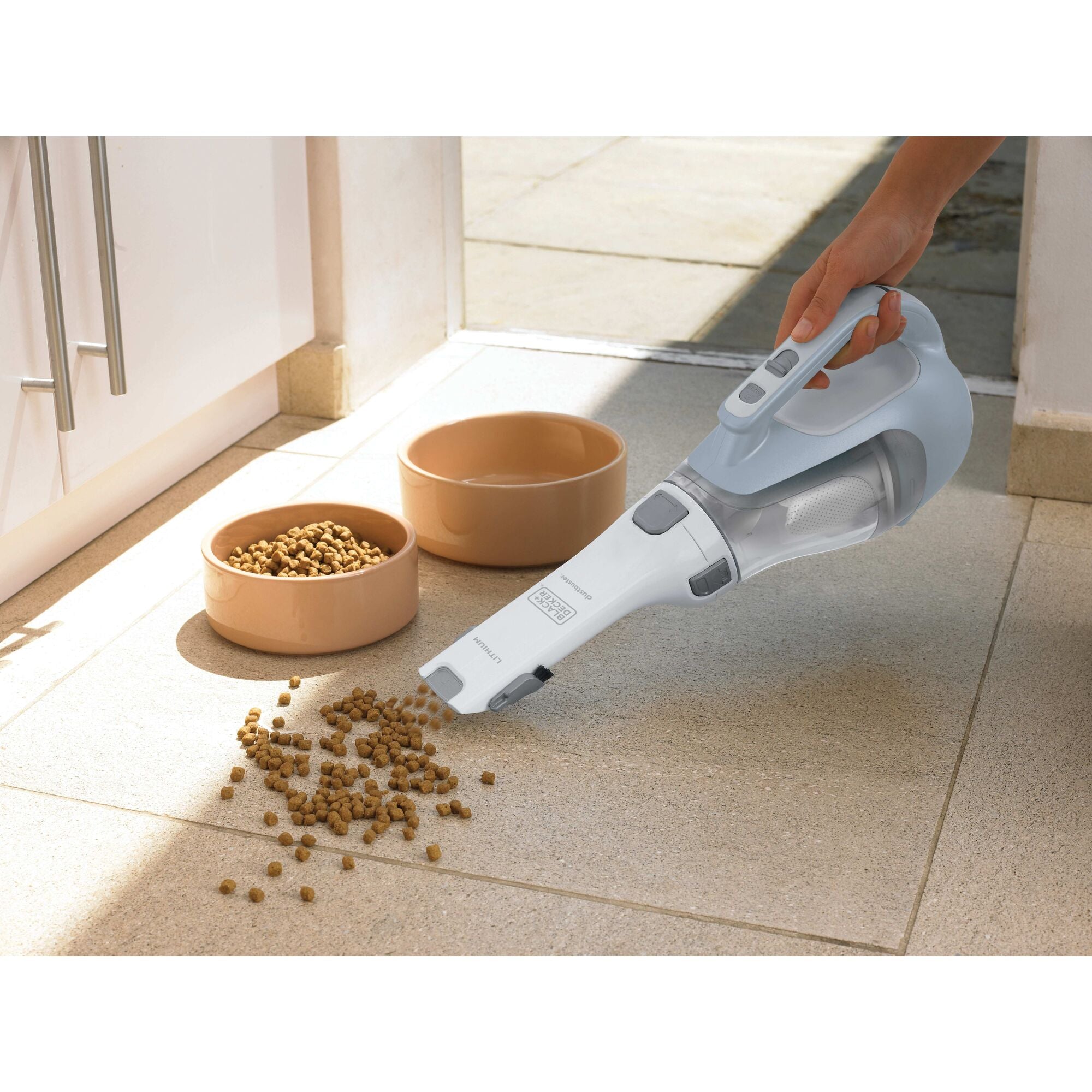 16V MAX* Dustbuster® Cordless Hand Vacuum with Charger | Wall Mount & Brush Crevice Tool | Quick Cleanups for Cars, Stairs & Pet Hair