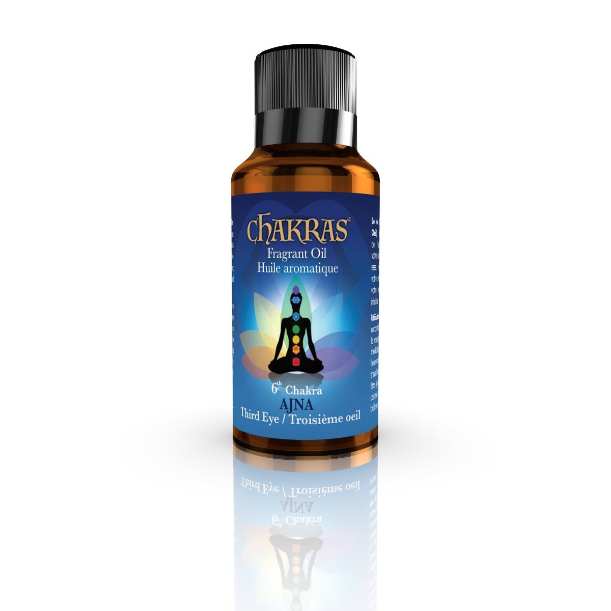 Chakras Essential Oils - Third Eye (Ajna) - Pure Natural Aromatherapy Oil for Meditation, Massage & Energy Healing | Enhance Focus, Spiritual Awakening & Relaxation at Home or Yoga Studio