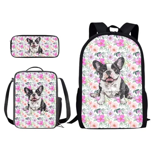 Boston Terrier Flower