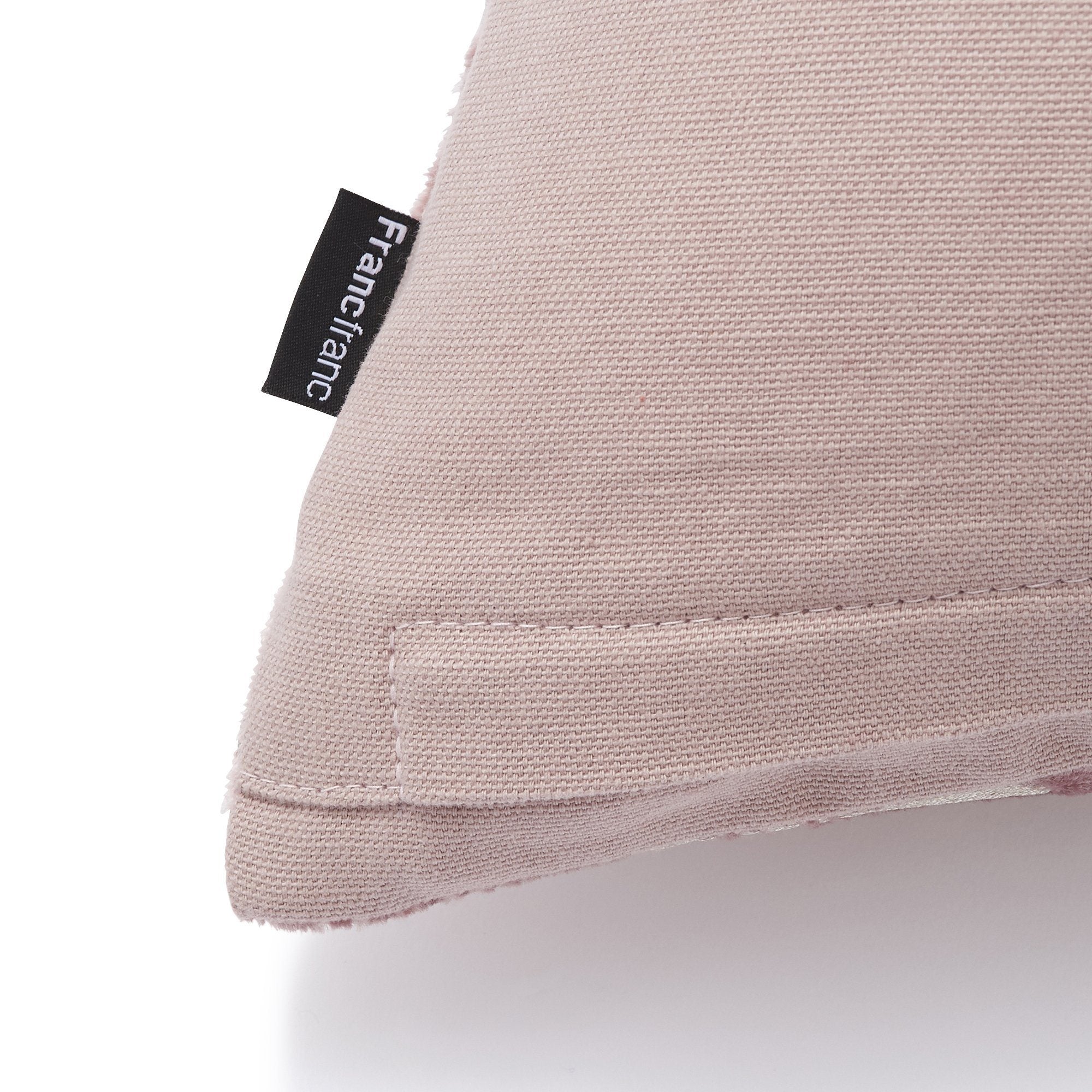 Charlesen Light Pink & Silver Cushion Cover - Soft Decorative Pillow Case for Sofa, Bed, Living Room