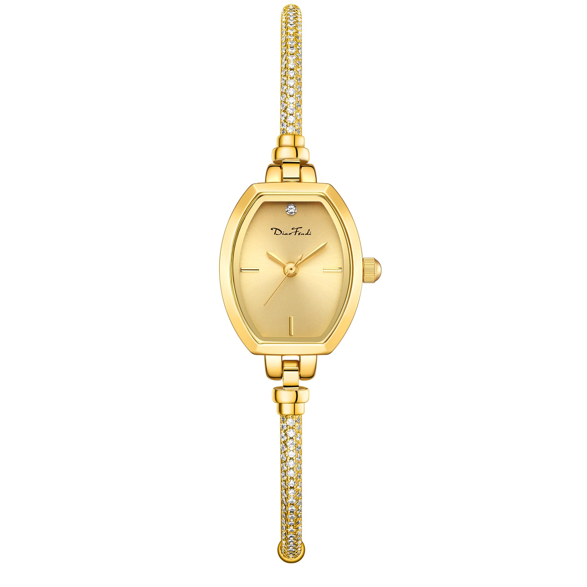 Elegant Petite Diamond Bracelet Watch for Women - Waterproof Analog Dress Watch, Perfect Gift for Girlfriend, Wife, or Loved Ones | Ideal for Weddings, Parties, and Special Occasions