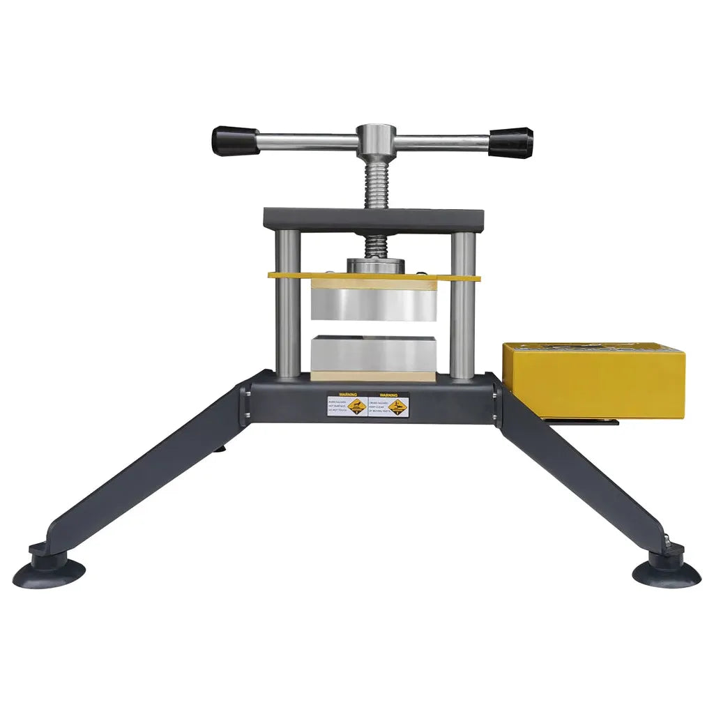 Rosineer Grip Twist 2.5 Ton Manual Rosin Press Kit with Pre-Press Mold & Parchment Paper - Perfect for Home DIY Rosin Extraction, Essential Oil Making, and Concentrate Production