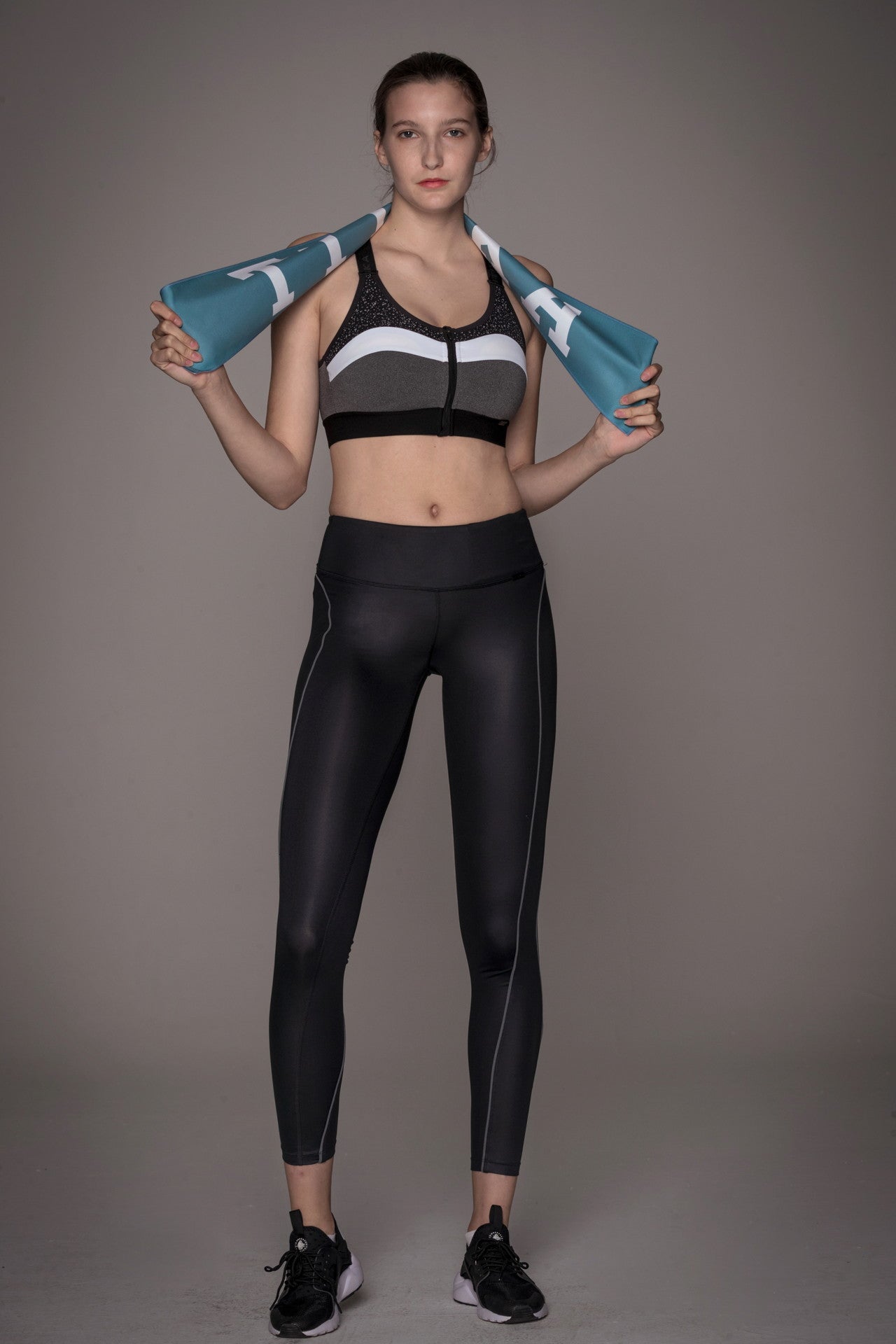 Plié High Waist Reflective Leggings for Women - Yoga, Running & Workout - Shiny Fitness Leggings for Night Visibility