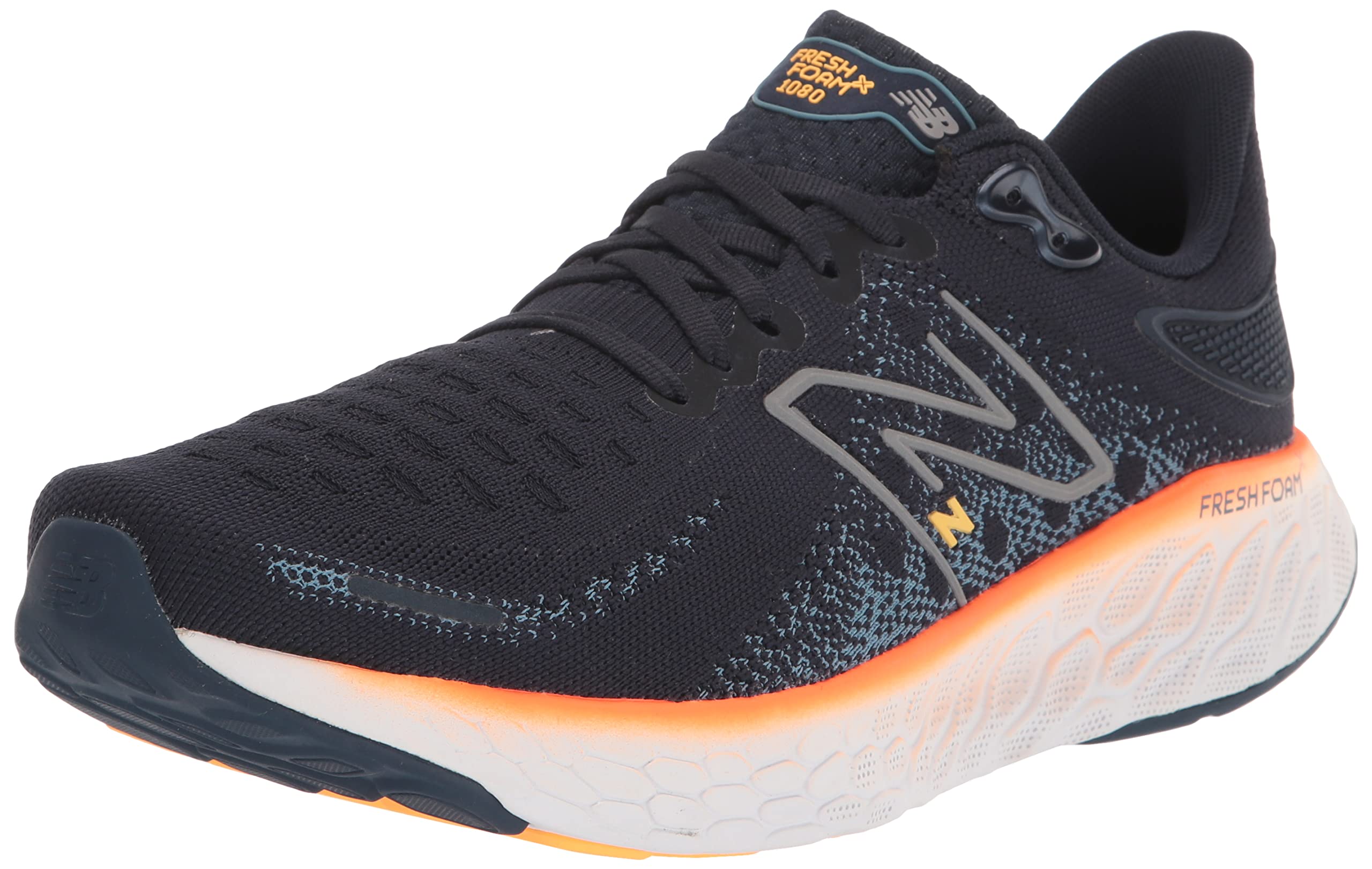 New Balance Men's Fresh Foam X 1080 V12 Running Shoes - Lightweight Cushioned Sneakers for Jogging, Gym Workouts & Everyday Comfort