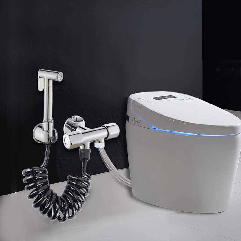 Flexible Stainless Steel Telescopic Shower Hose Replacement - Extendable Bathroom Handheld Shower Head & Bidet Sprayer Hose - Perfect for Bathroom Renovation, RV, and Pet Washing