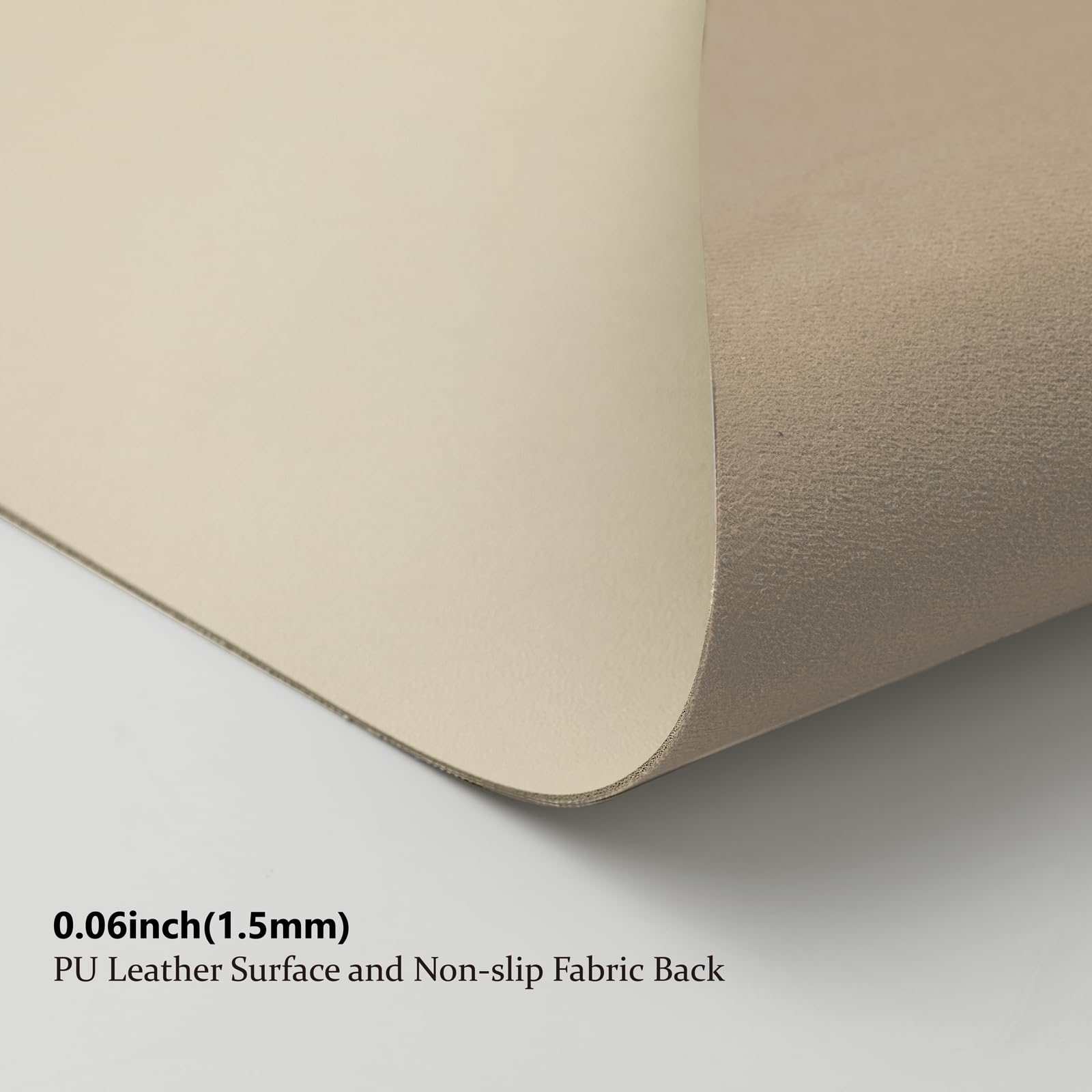 Premium PU Leather Desk Mat - Non-Slip Large Office Desk Pad (31.5