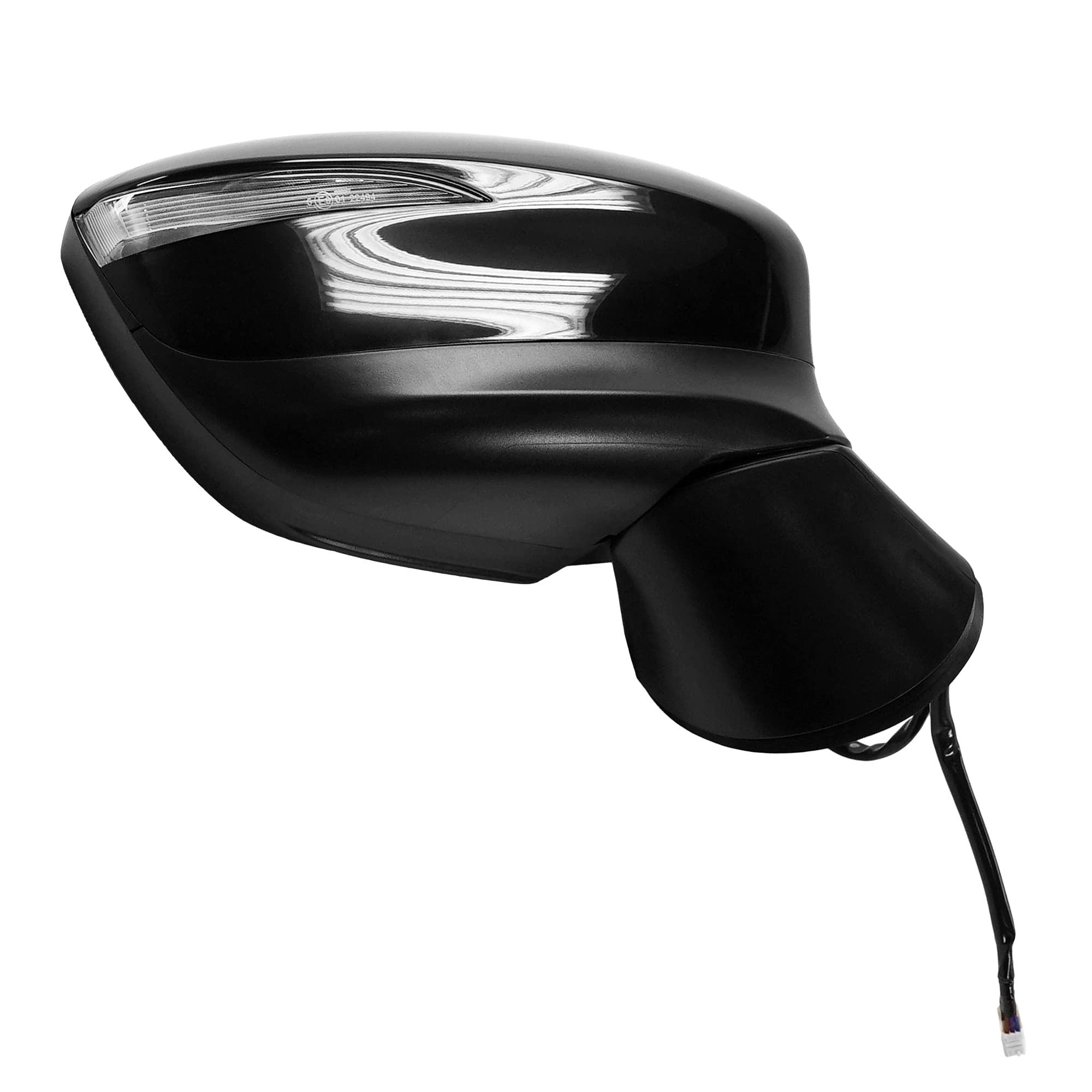 Heated Power Side Mirrors with Turn Signal for Mazda CX-5 2015-2016 - Driver & Passenger Replacement - Paintable (Build Date After April 2014) - Perfect for Winter Driving & Night Visibility